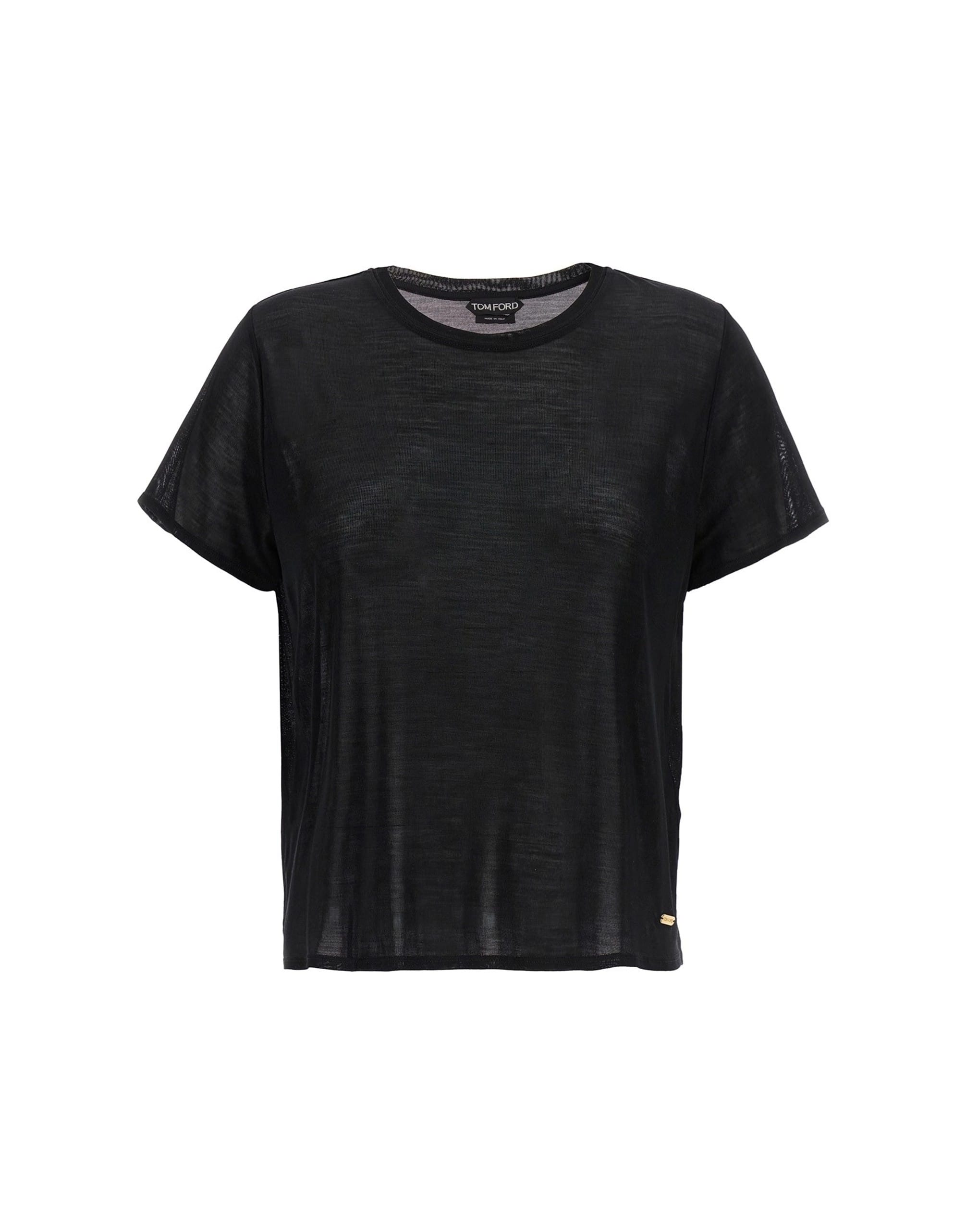 Tom Ford Tom Ford Silk Crew Neck T-Shirt