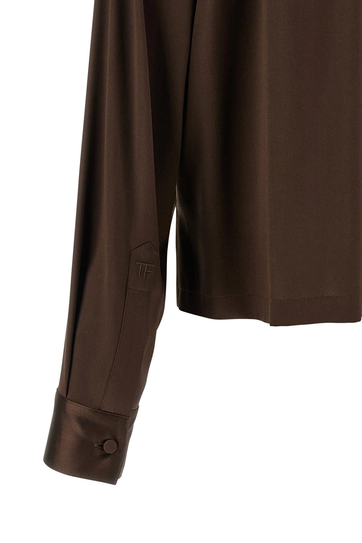 Tom Ford Tom Ford Silk Satin Polo Shirt
