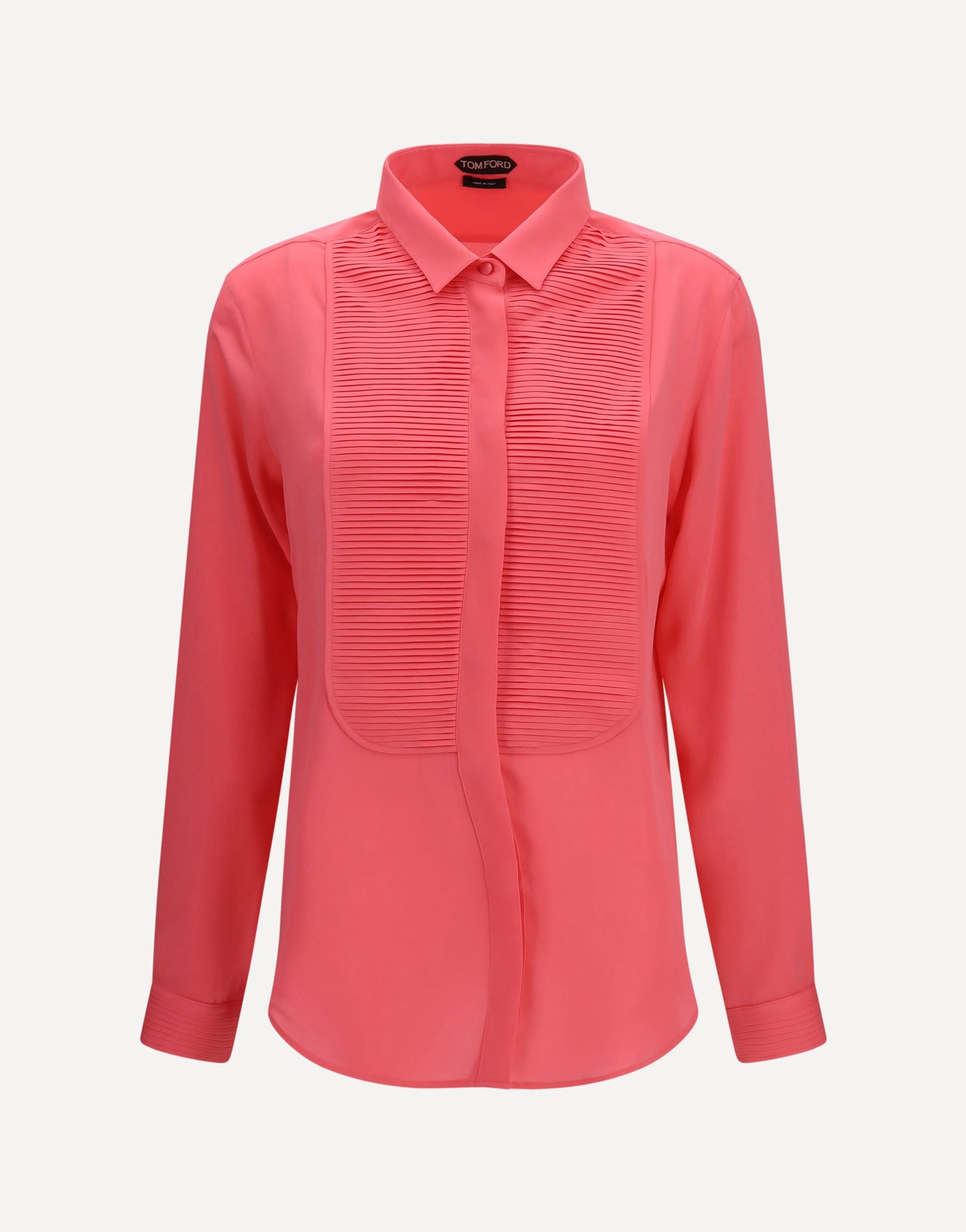 Tom Ford Tom Ford Silk Tuxedo Shirt With Pleated Bib