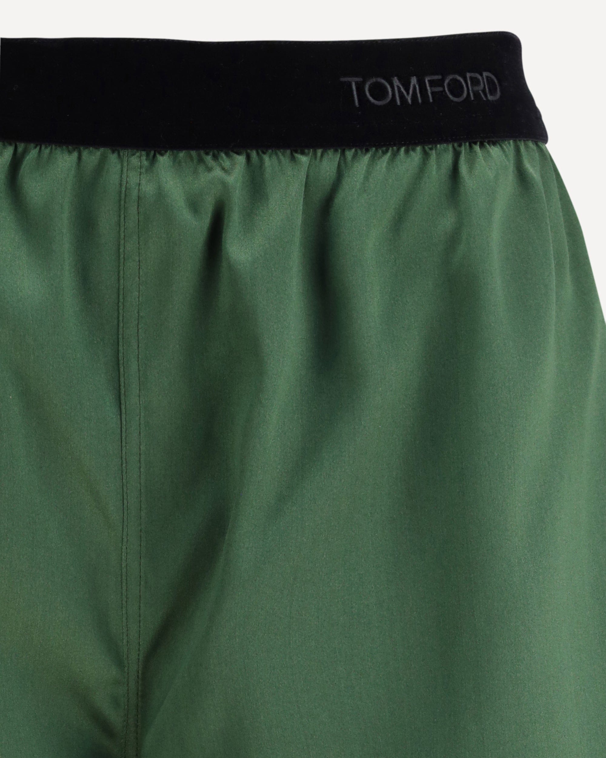Tom Ford Stretch Silk Satin Pj Shorts