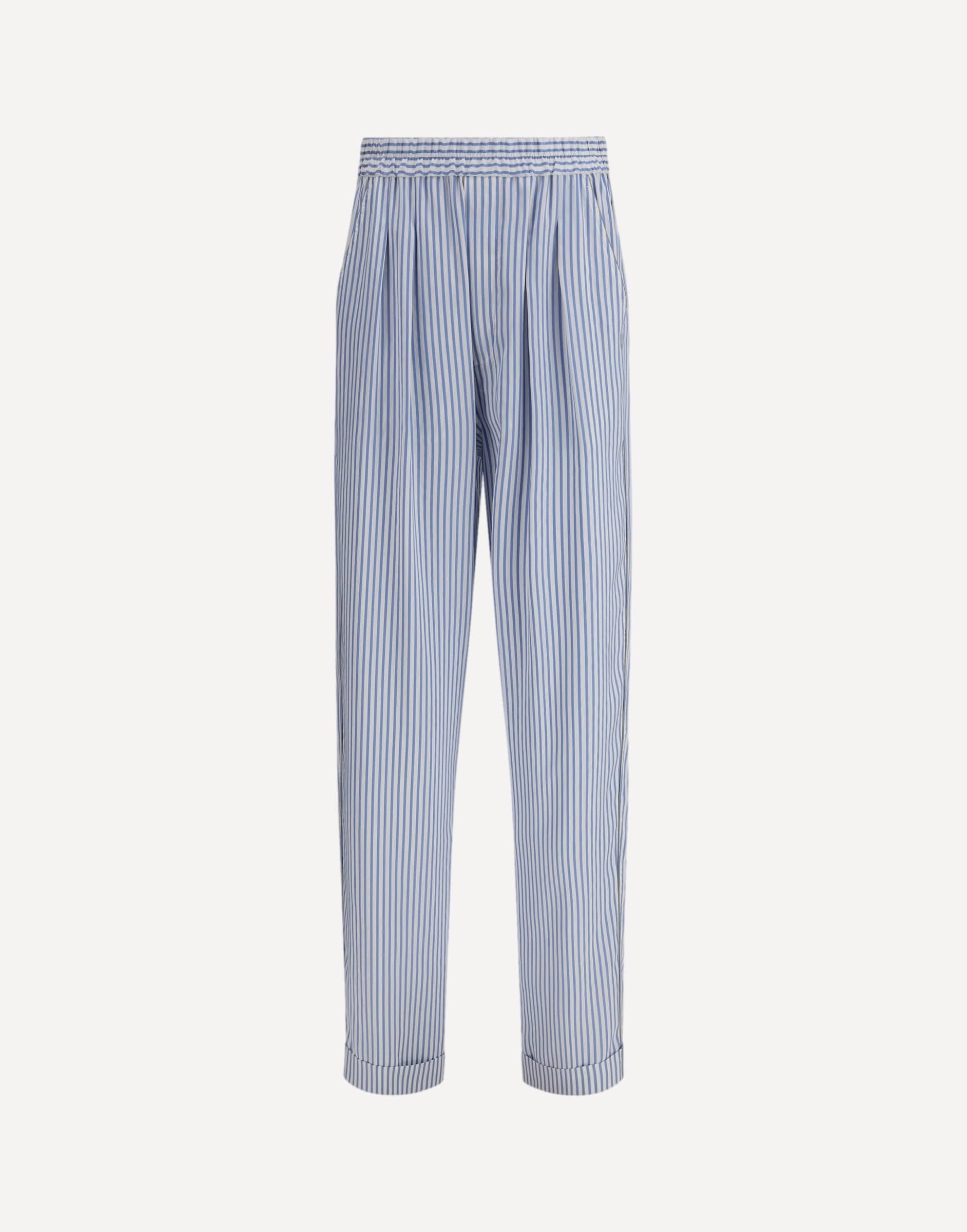 Tom Ford Striped Silk Pj Trousers