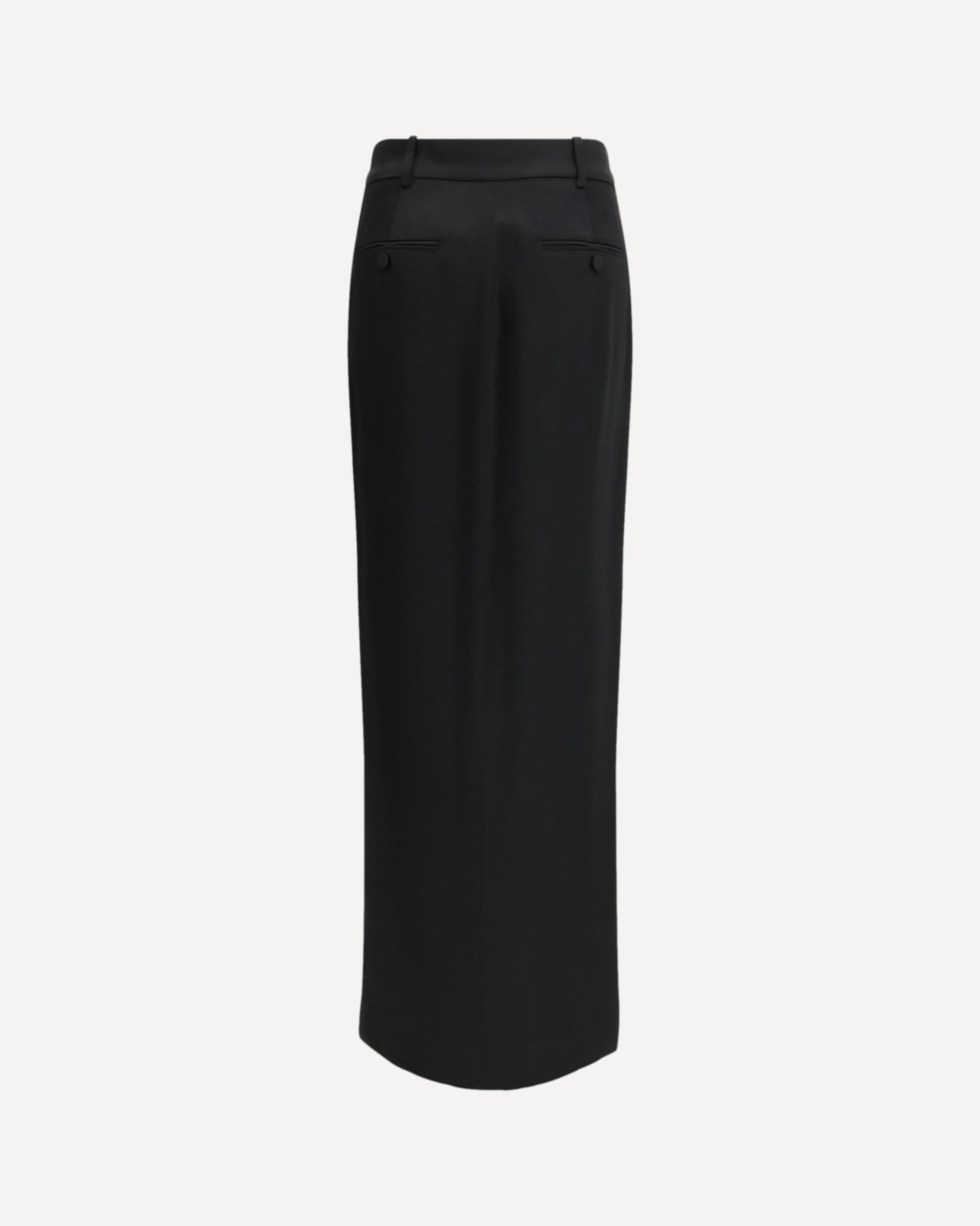 Tom Ford Tailored Crepe Envers Satin Maxi Skirt