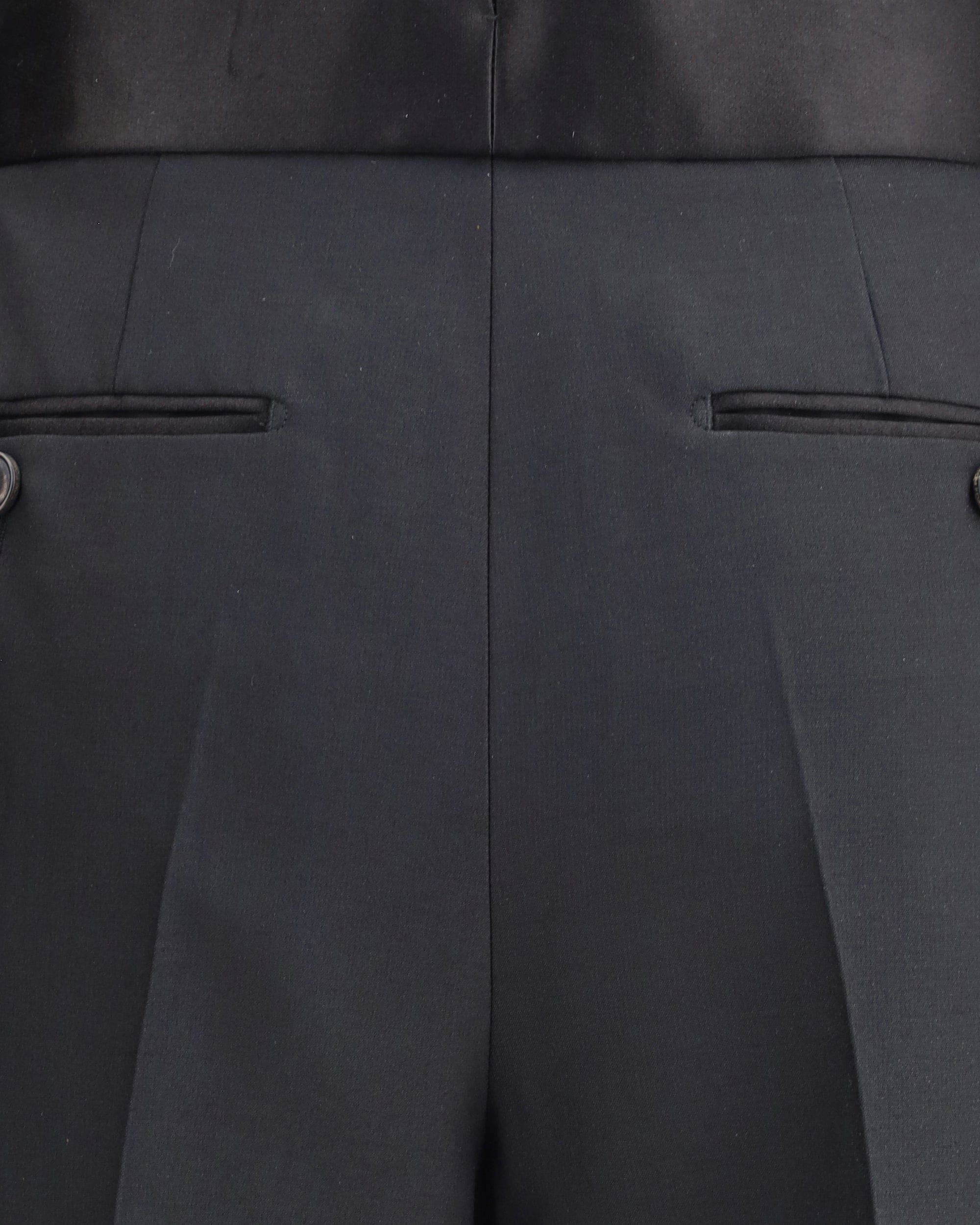Tom Ford Wool And Silk Pants With Buckled Side Panels