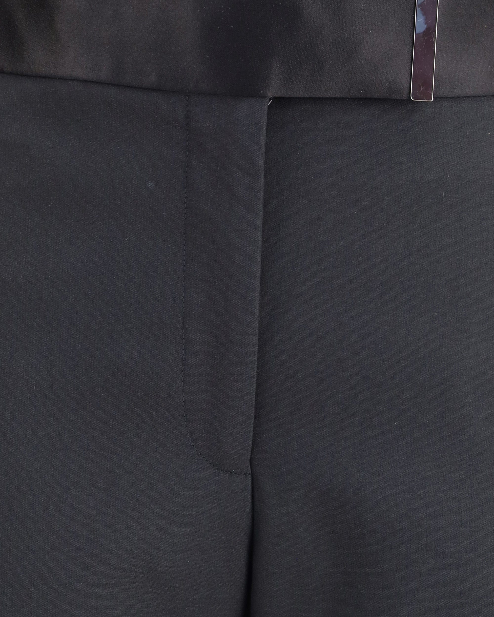 Tom Ford Wool And Silk Pants With Buckled Side Panels