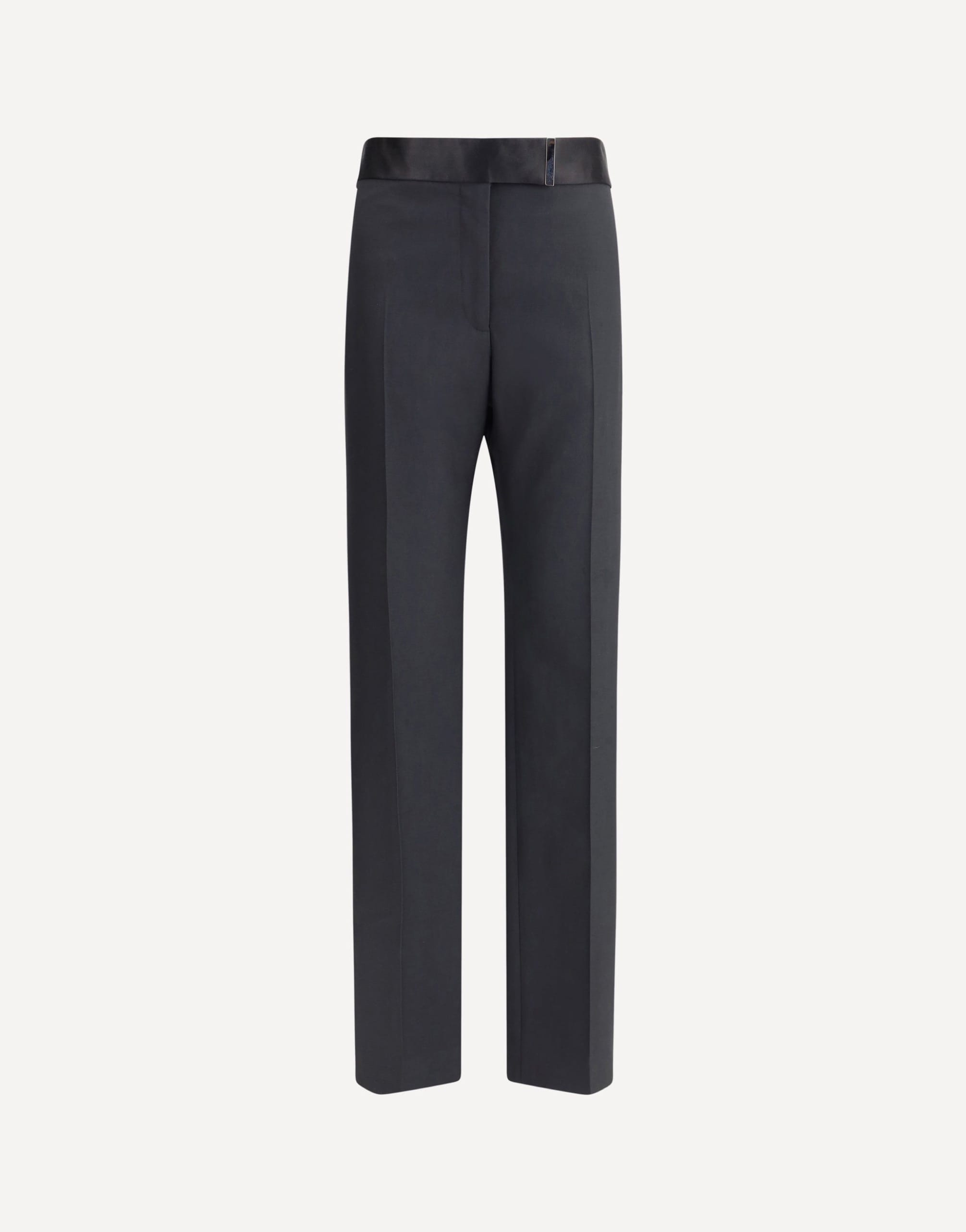 Tom Ford Wool And Silk Pants With Buckled Side Panels
