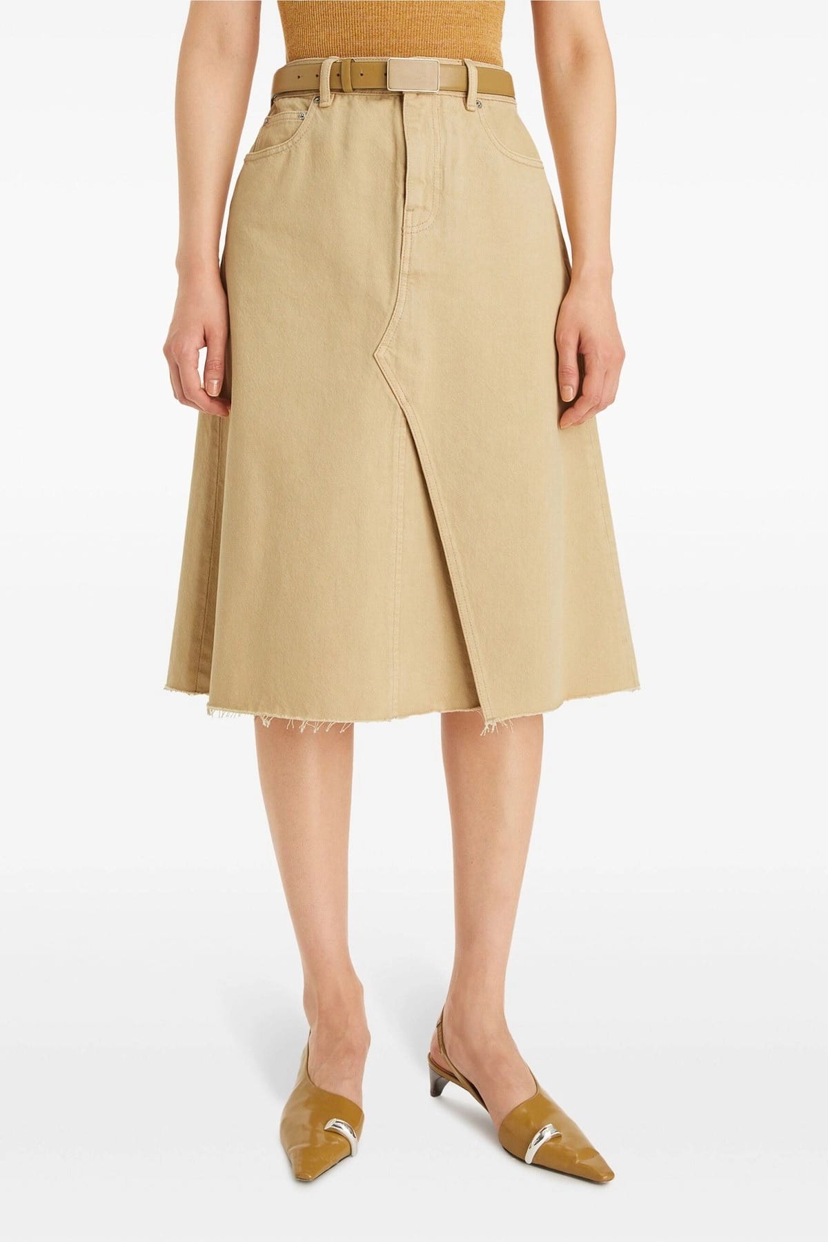 Tory Burch Deconstructed Midi Skirt - alternate view