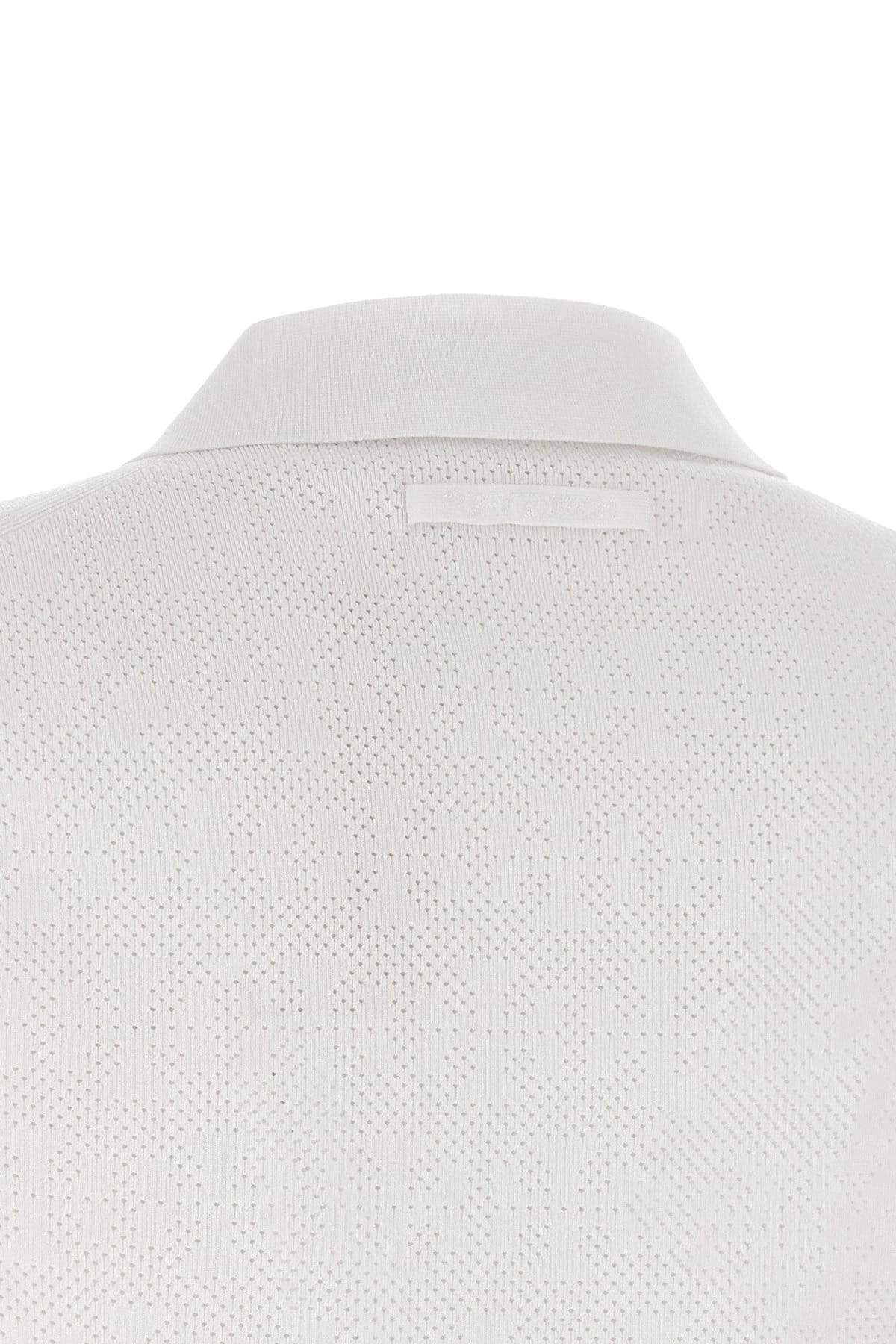 Tory Burch Tory Burch Pointelle Viscose Polo Shirt