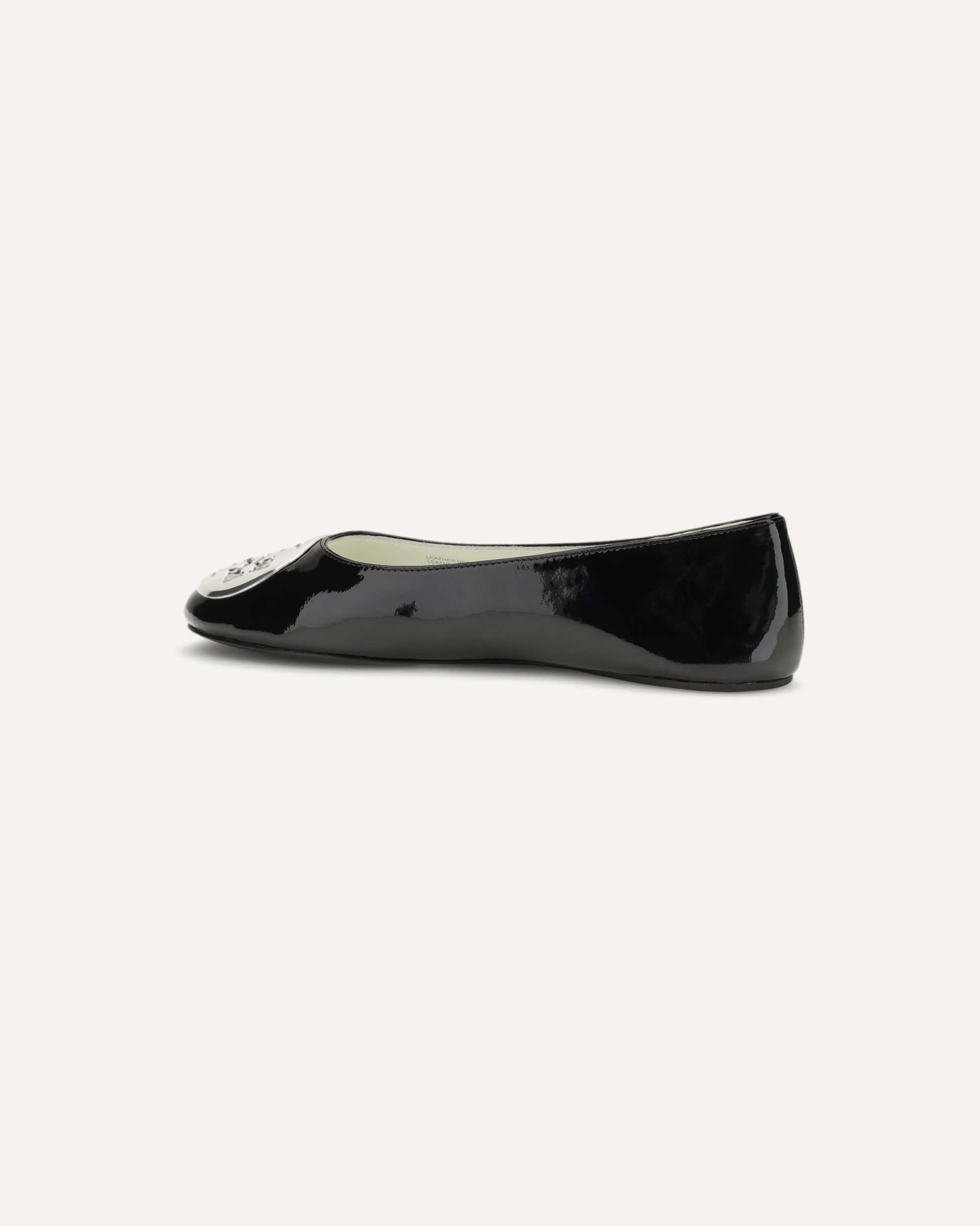 Tory Burch Reva Patent Leather Ballerinas Flats