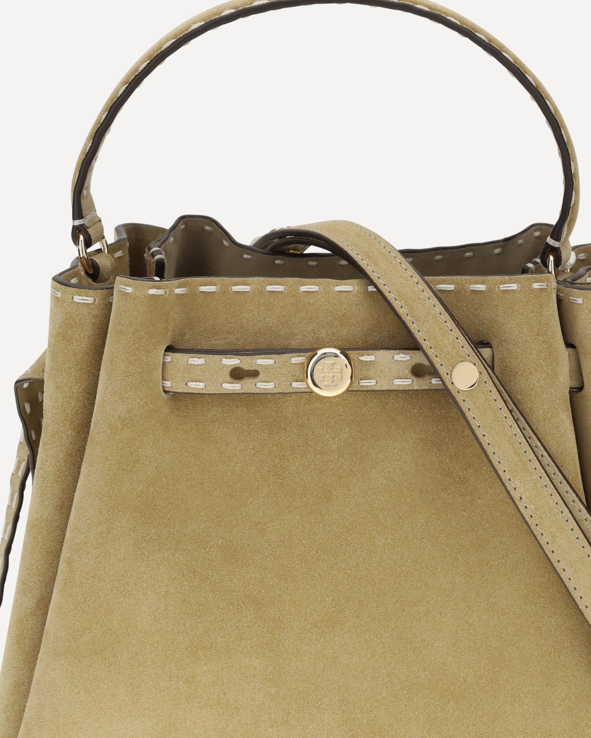 Tory Burch Romy Suede Bucket Bag