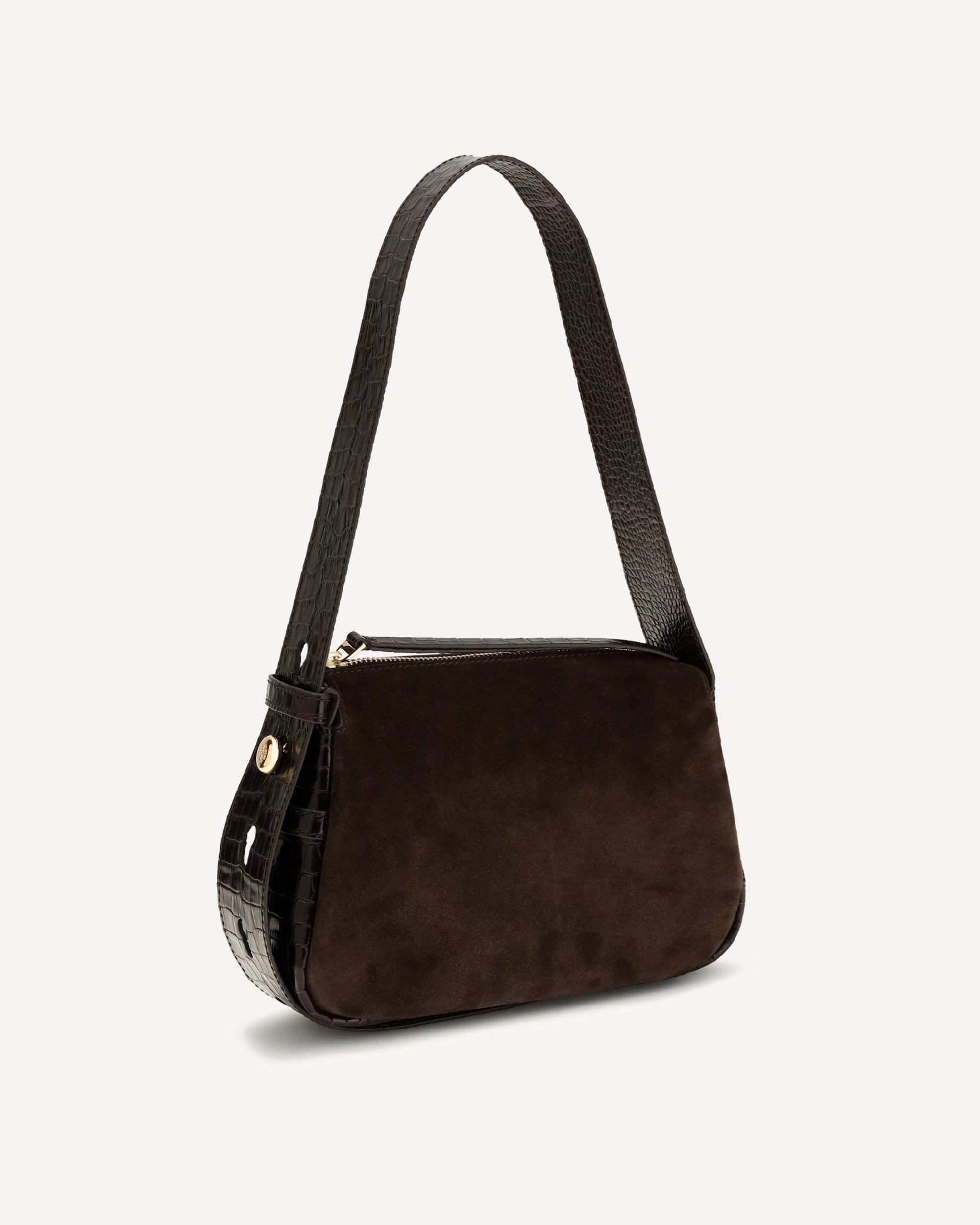 Tory Burch Small Romy Suede Shoulder Bag