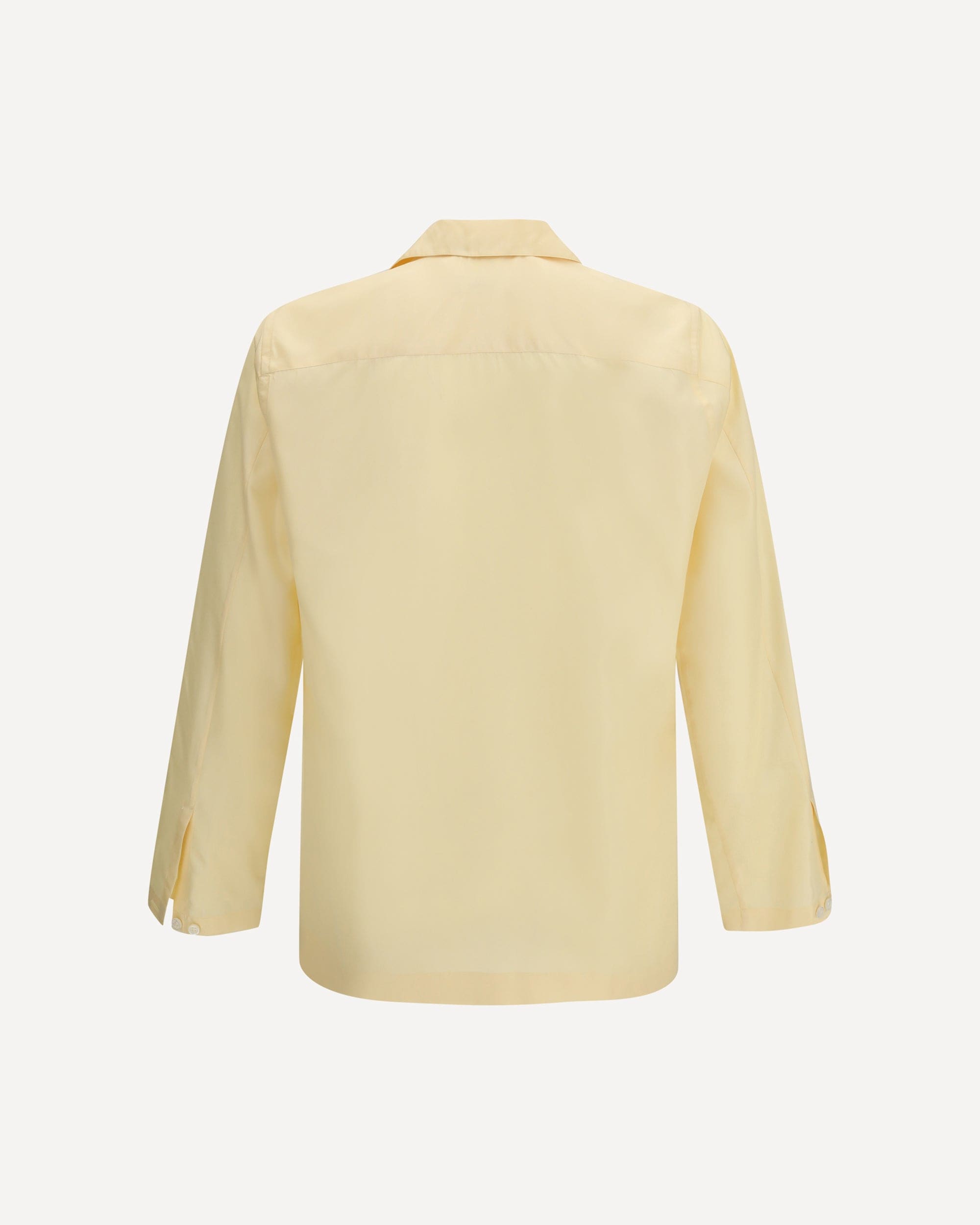 Umit Benan Havana Silk Shirt With Patch Pocket - alternate view