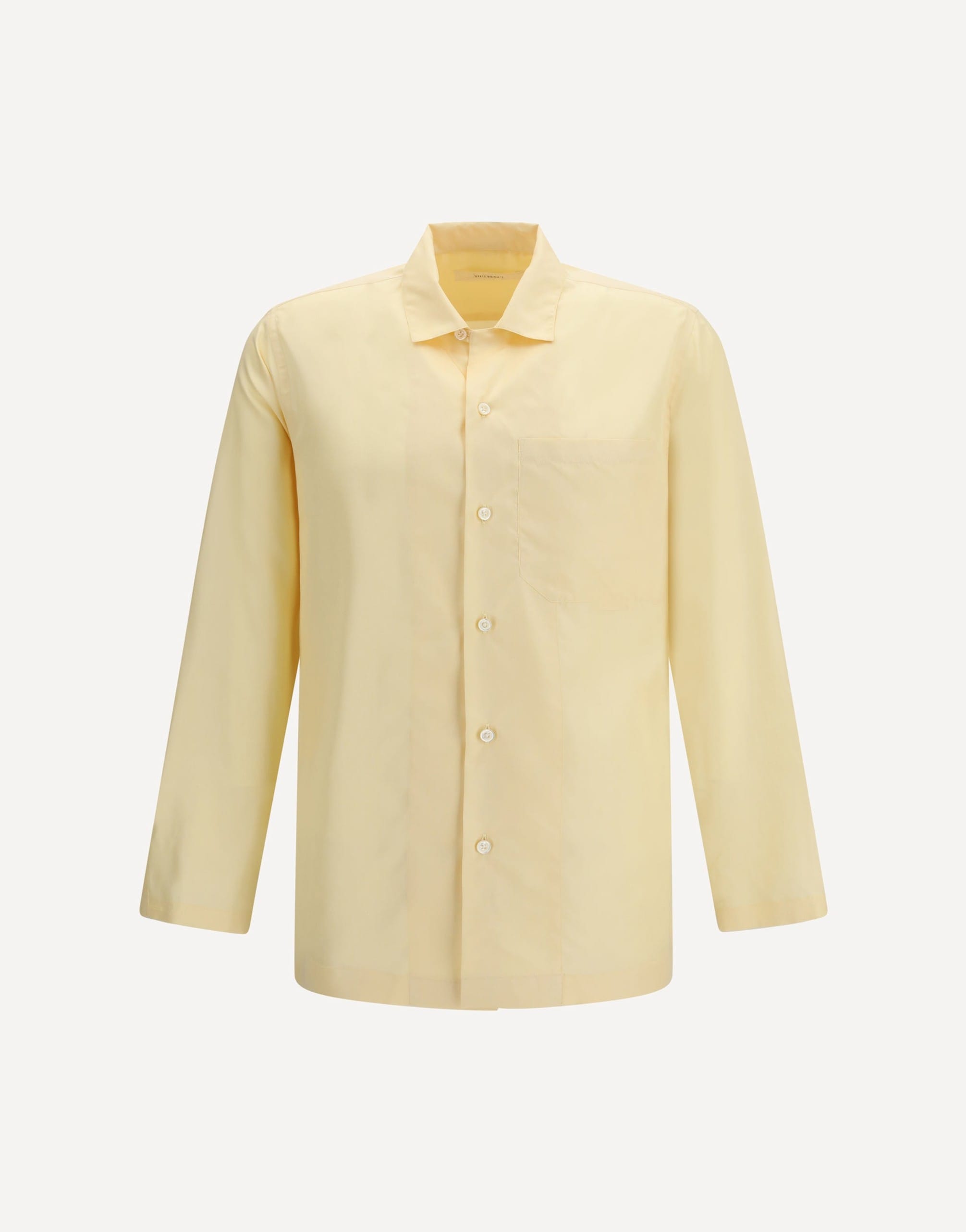 Umit Benan Umit Benan Havana Silk Shirt With Patch Pocket