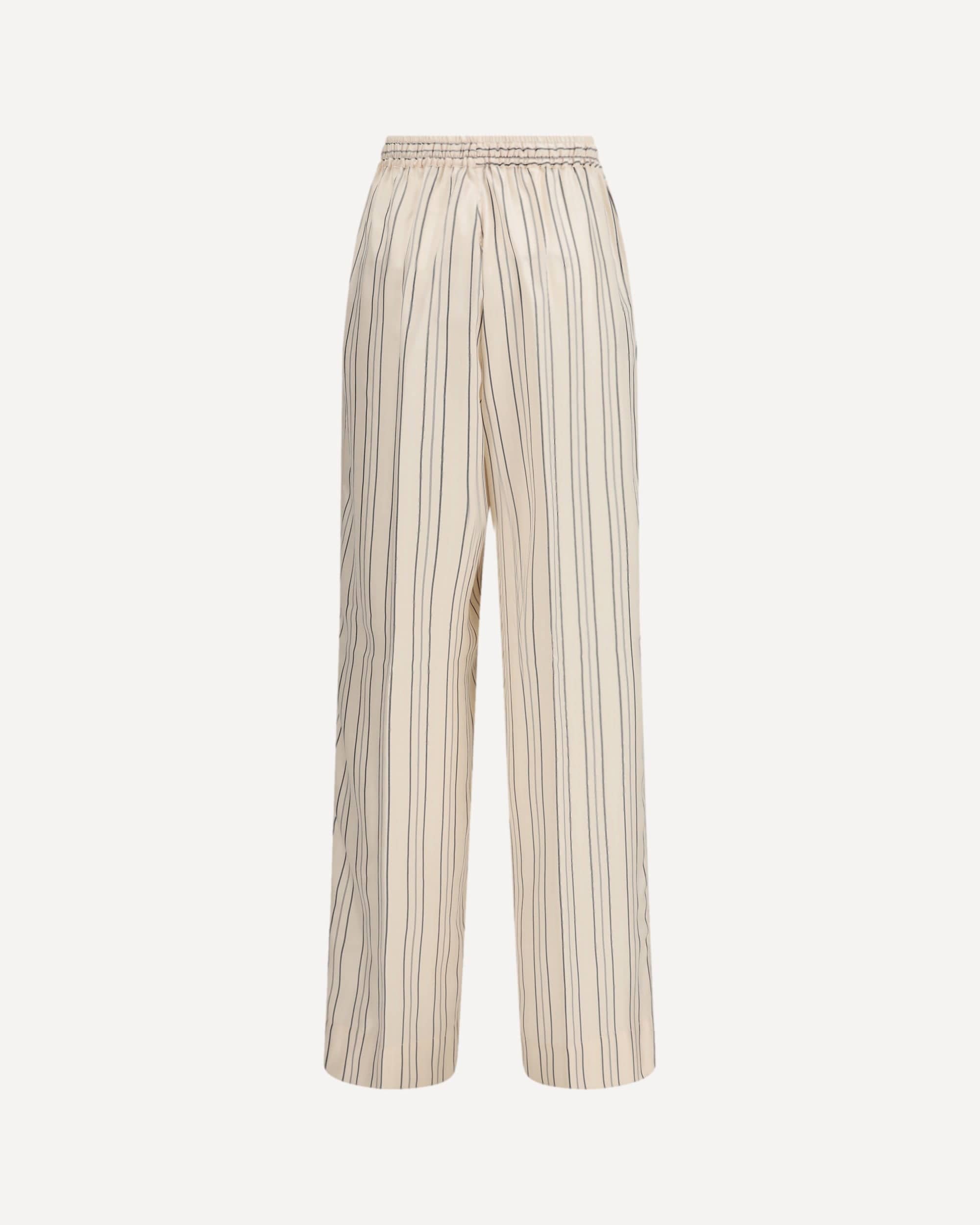 Umit Benan Michelle Silk Straight-Leg Pants - alternate view