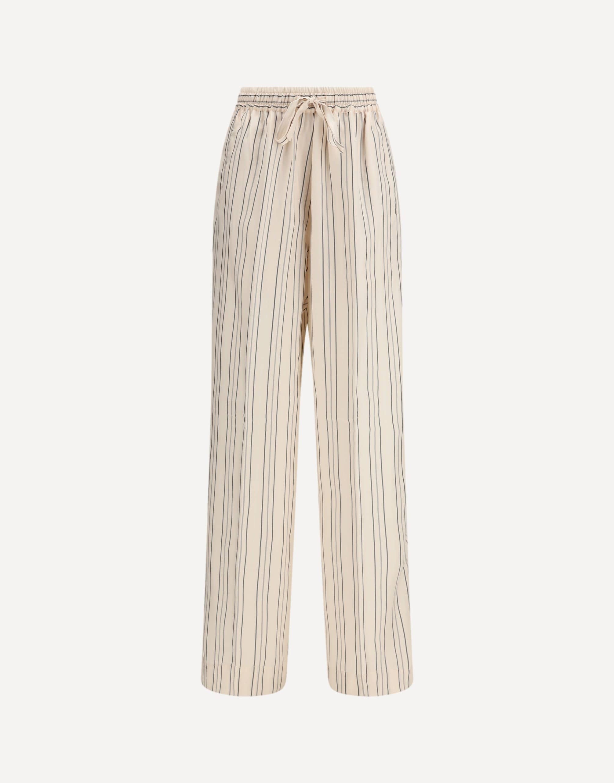 Umit Benan Umit Benan Michelle Silk Straight-Leg Pants