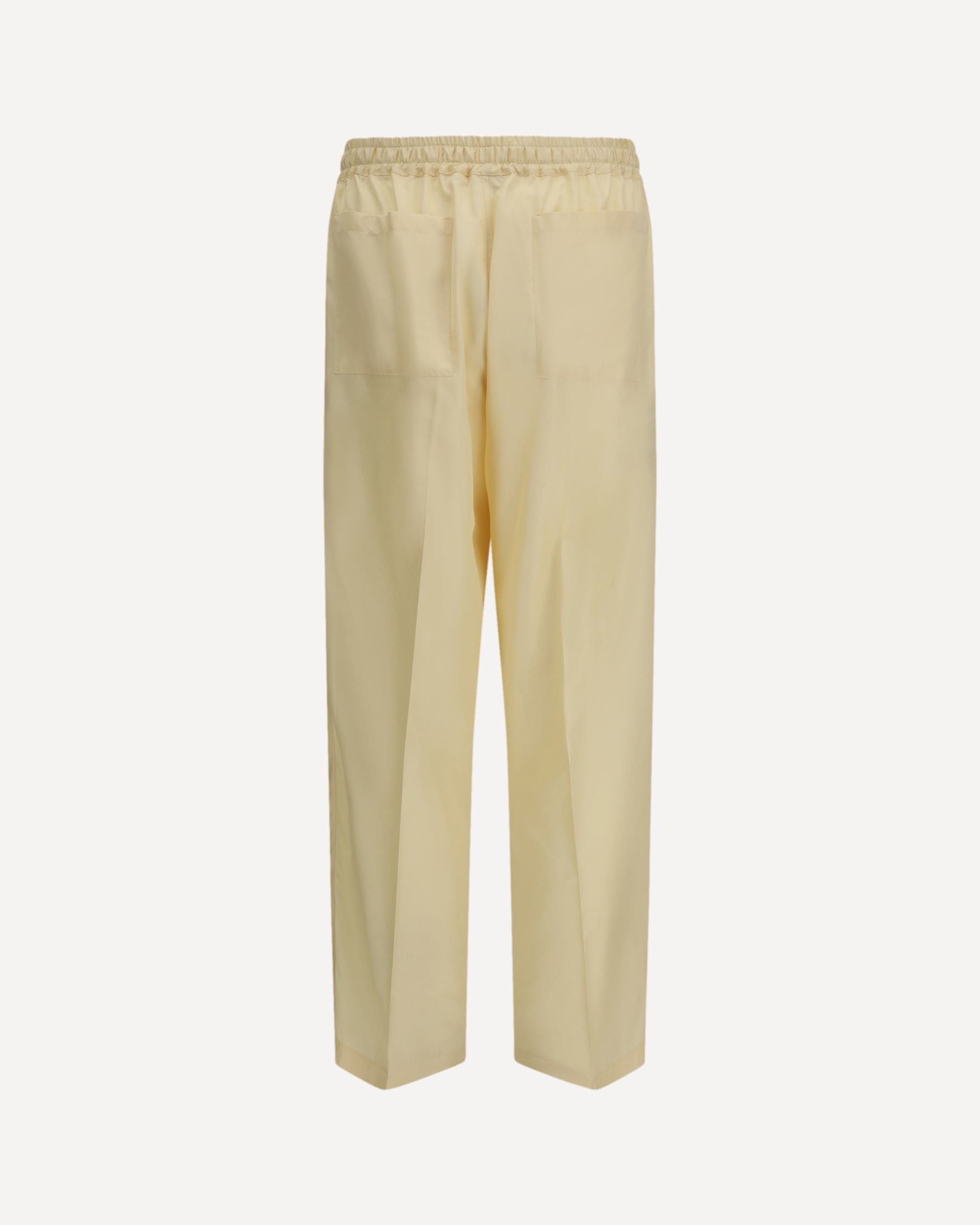 Umit Benan Silk Julian Straight-Leg Pants - alternate view