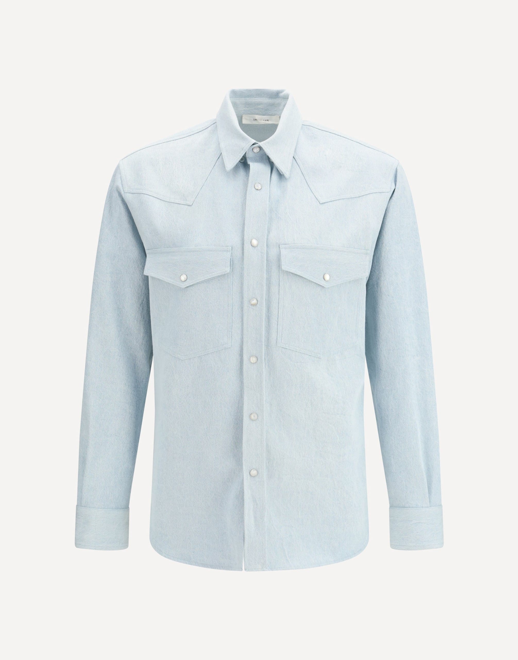 Umit Benan Umit Benan Western Denim Shirt Long Sleeved