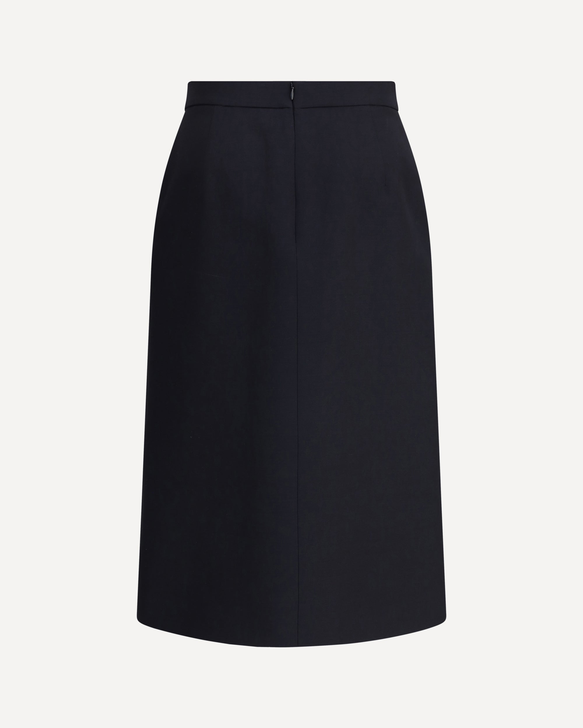 Valentino Belted Midi Skirt With Front Slit