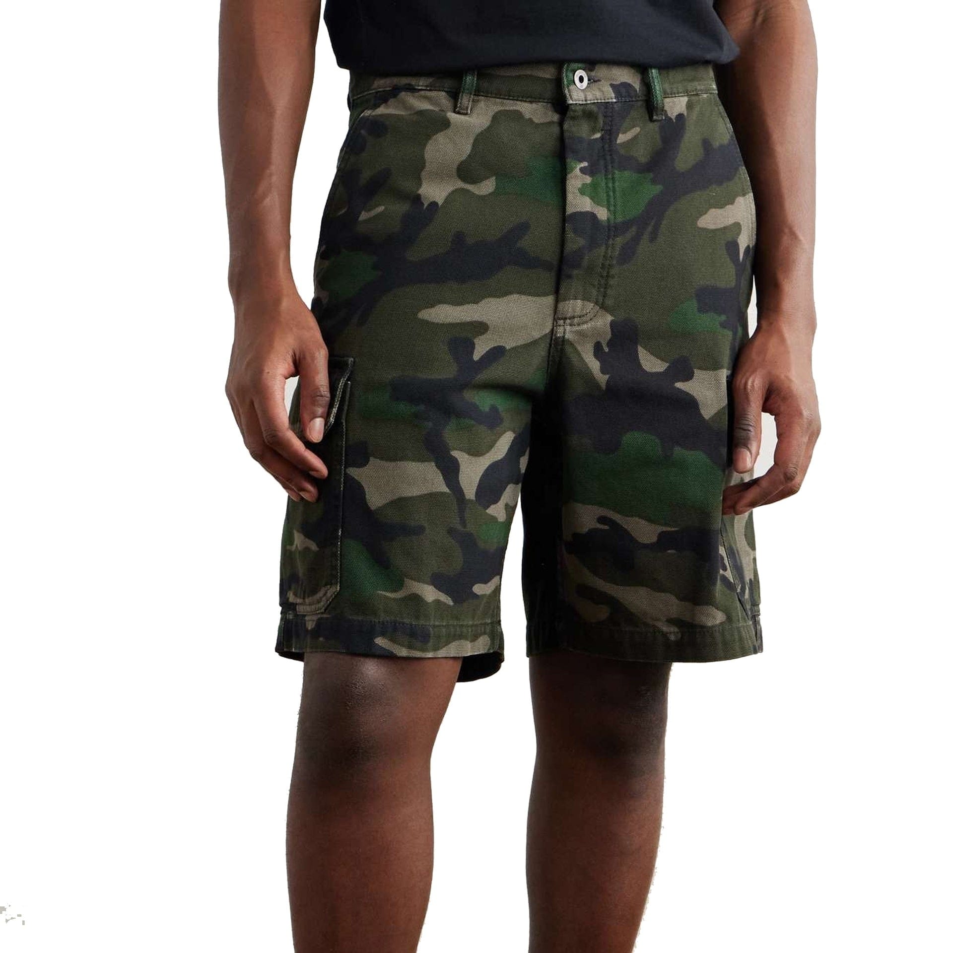 Valentino Camouflage Cargo Shorts - alternate view