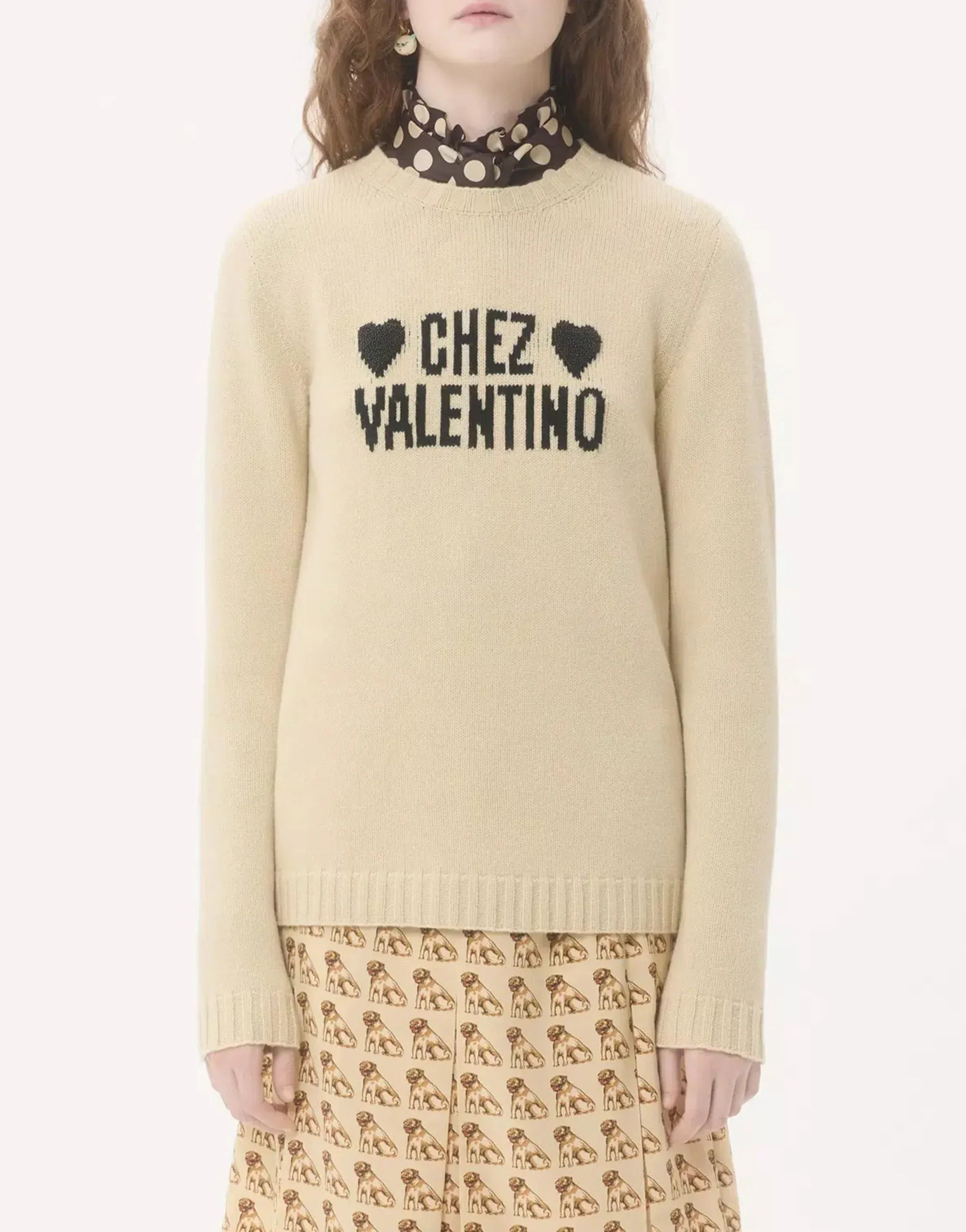 Valentino Chez Valentino Wool Sweater