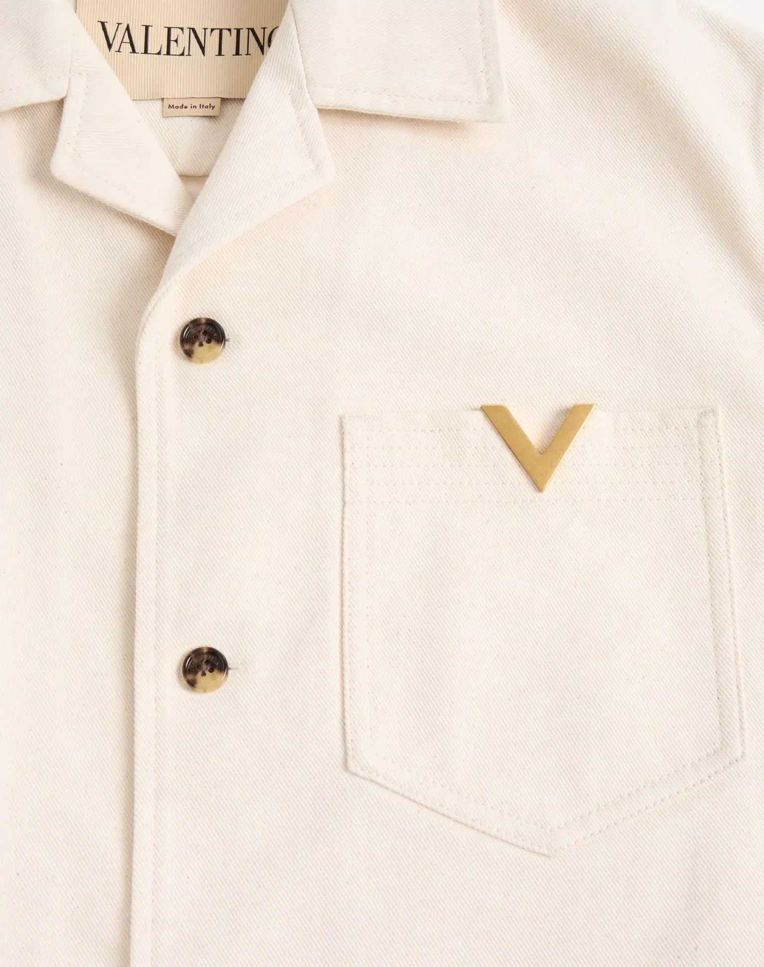 Valentino Denim VGold Bowling Shirt