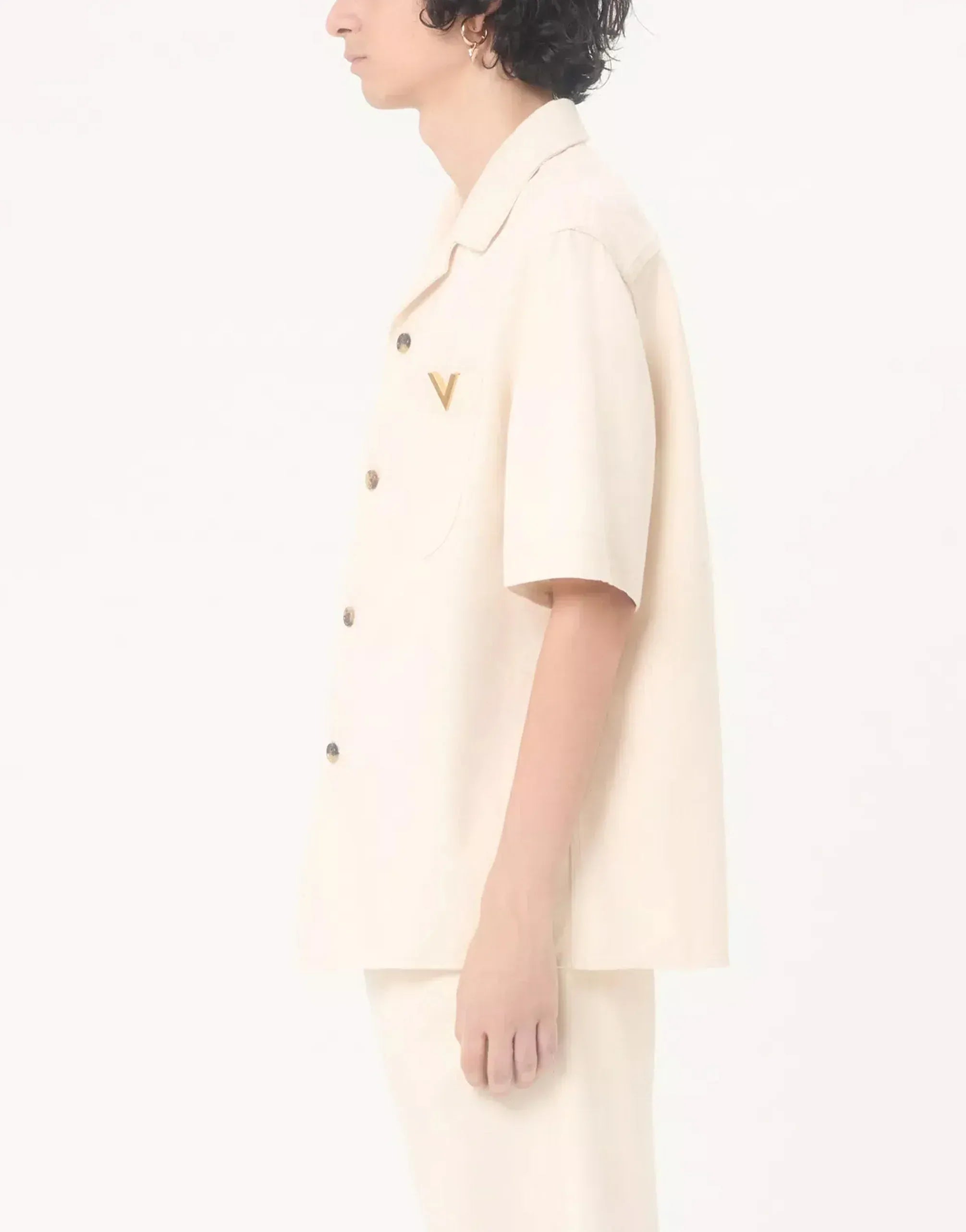 Valentino Denim VGold Bowling Shirt
