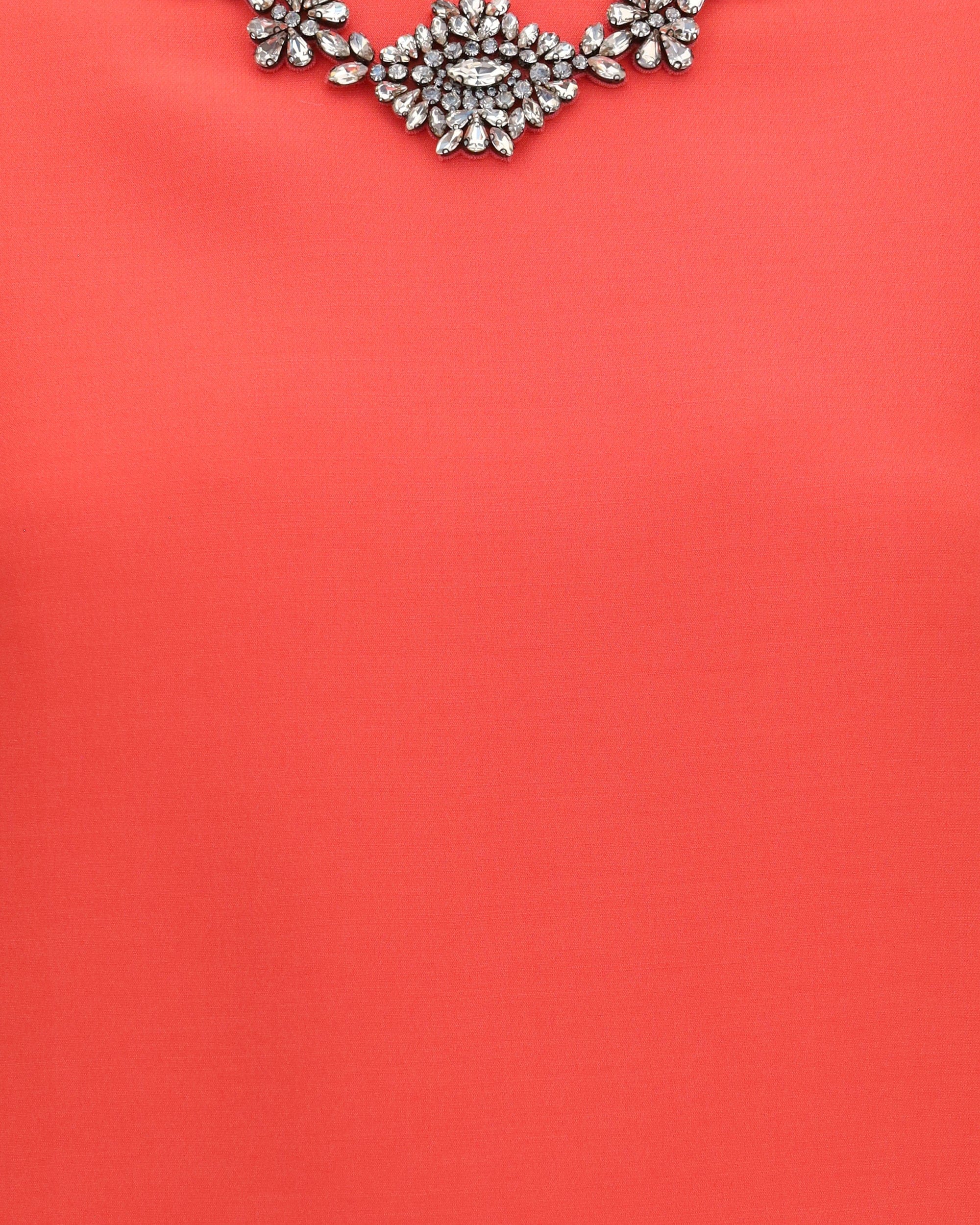 Valentino Valentino Embellished Crew-Neck Dress