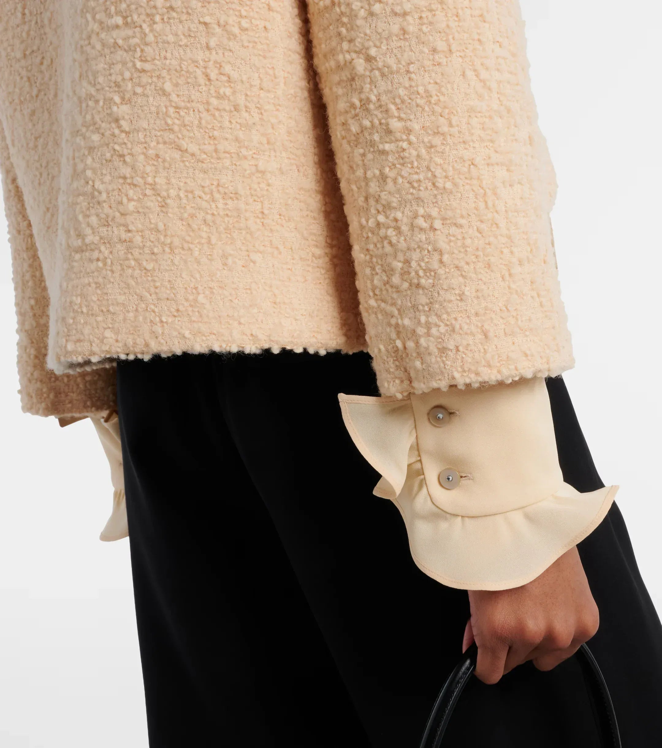Valentino Embellished Wool-Blend Tweed Jacket