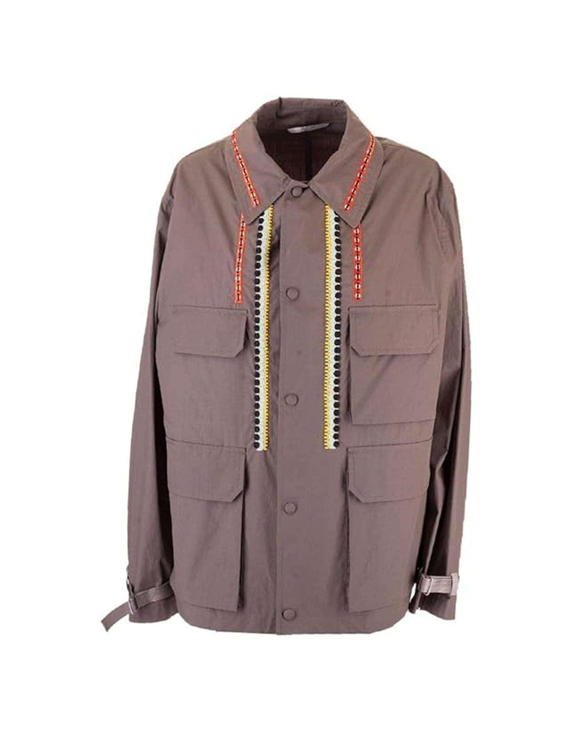 Valentino Embroidered Cotton Jacket