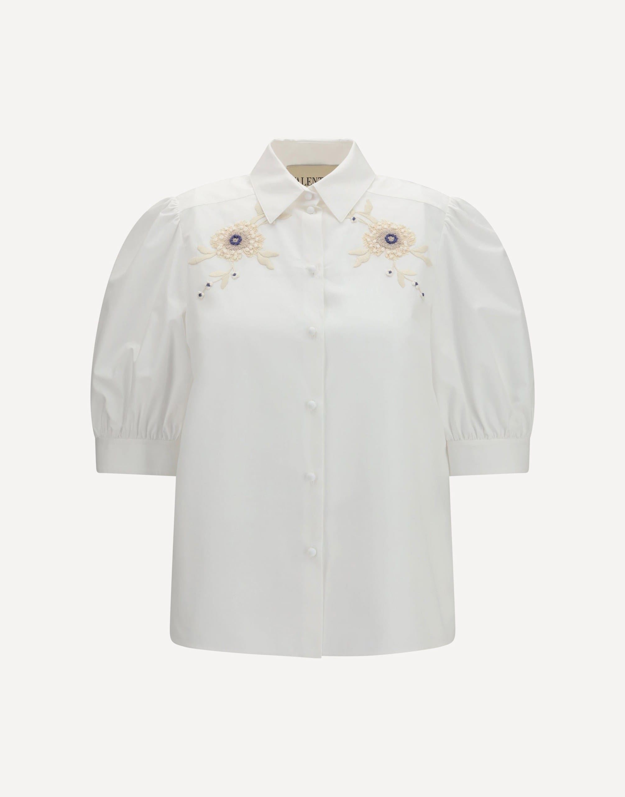 Valentino Embroidered Cotton Shirt
