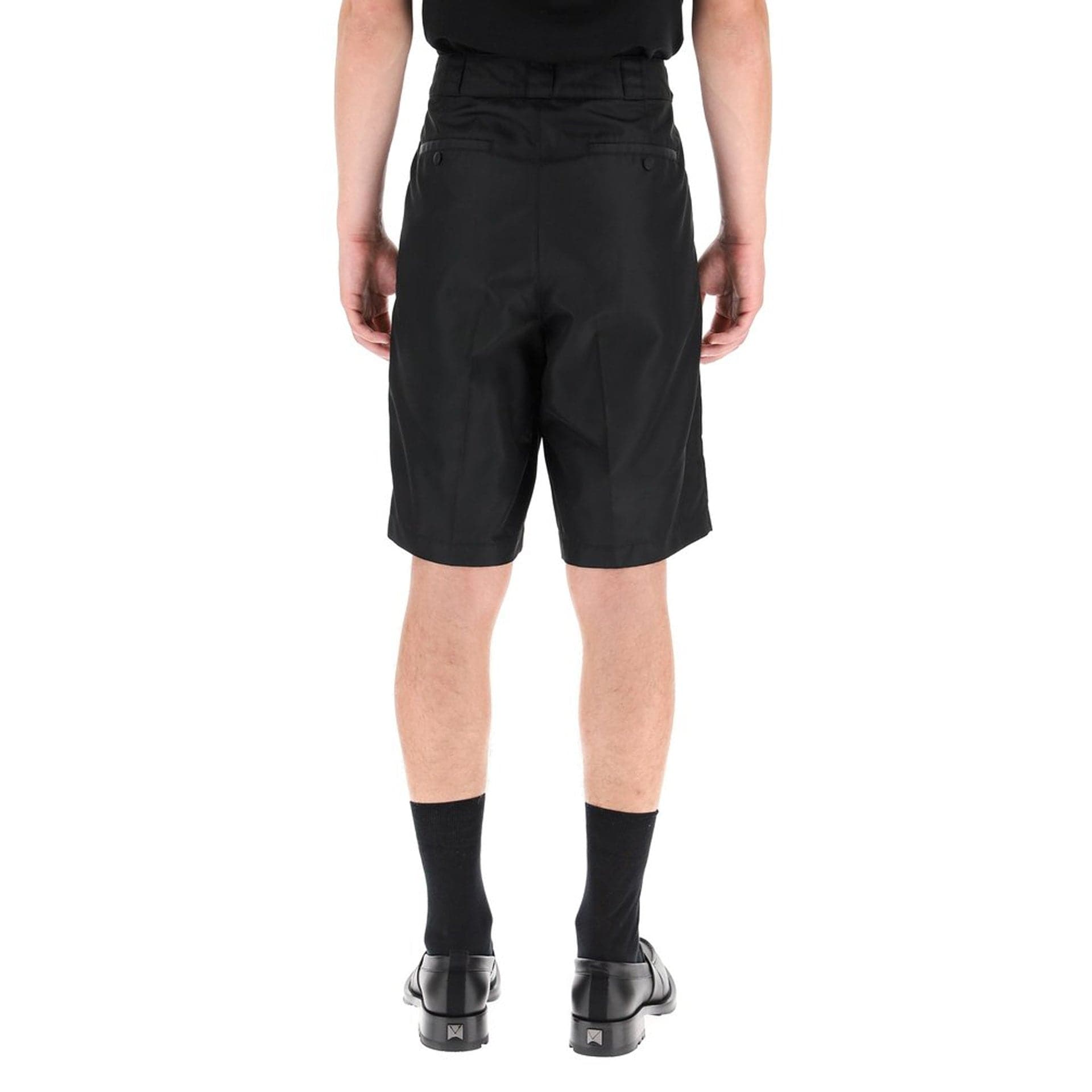 Valentino Flower Embroidery Bermuda Shorts