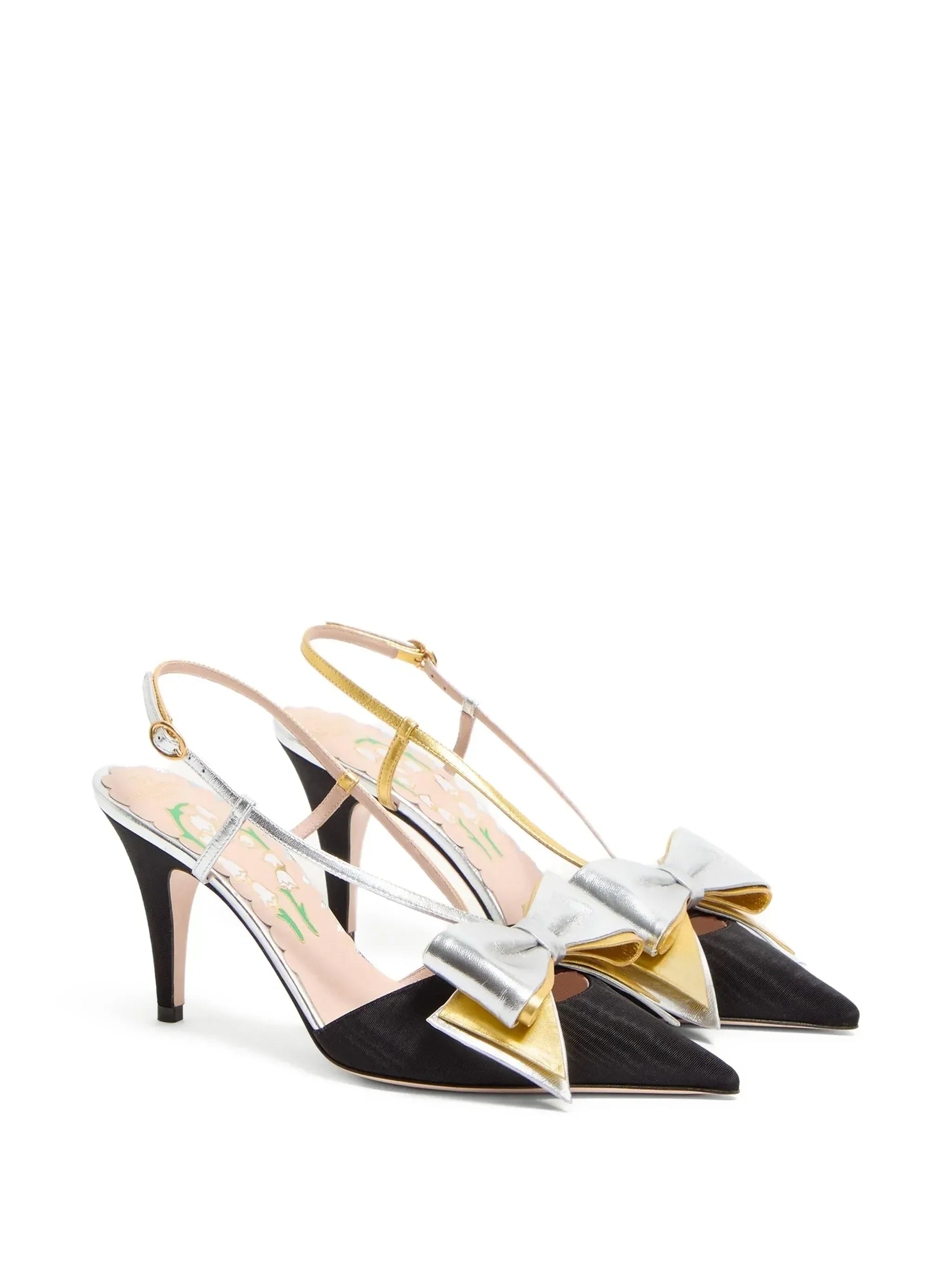 Valentino Garavani 85mm Bowow Slingback Pumps