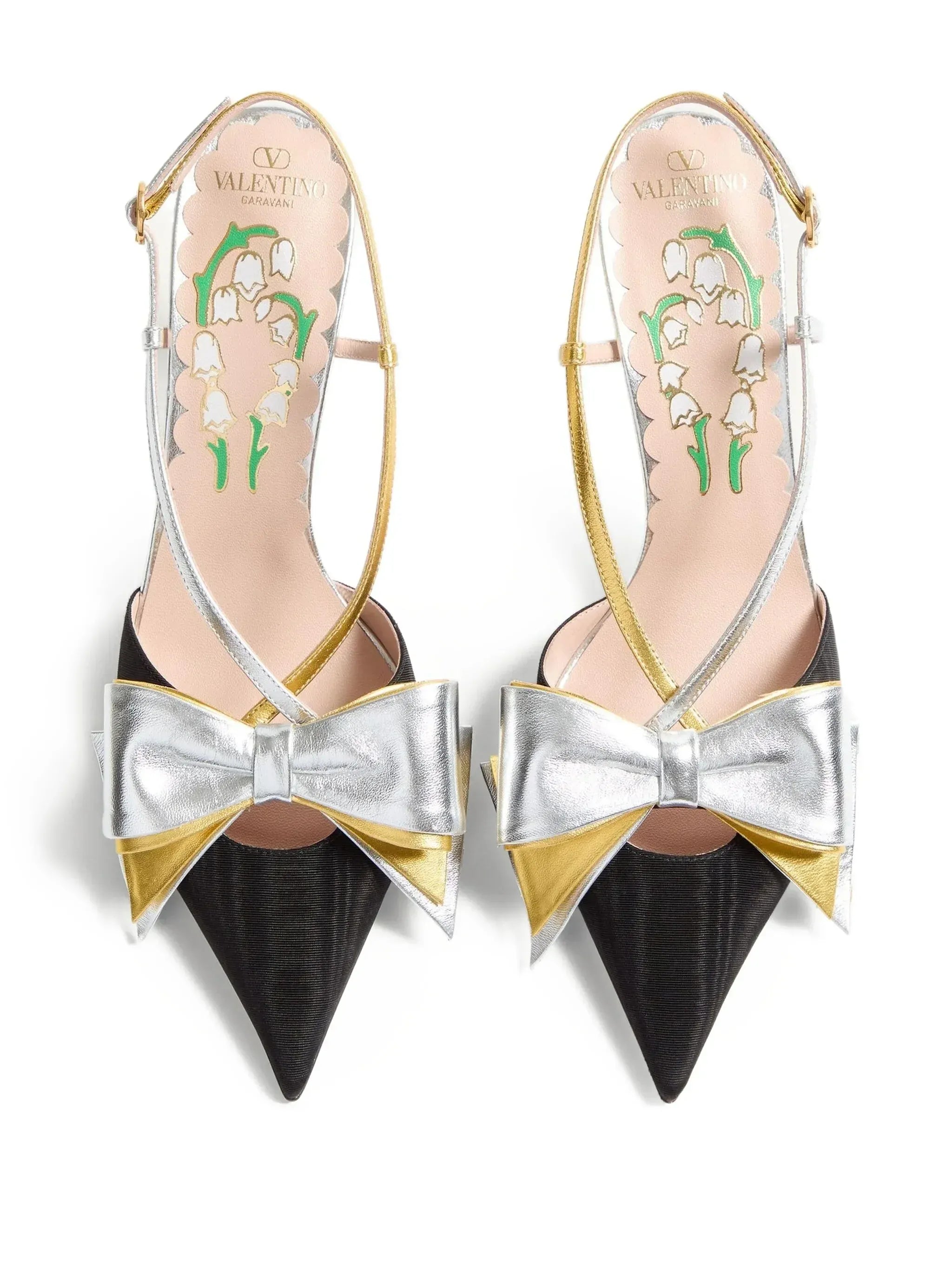 Valentino Garavani 85mm Bowow Slingback Pumps