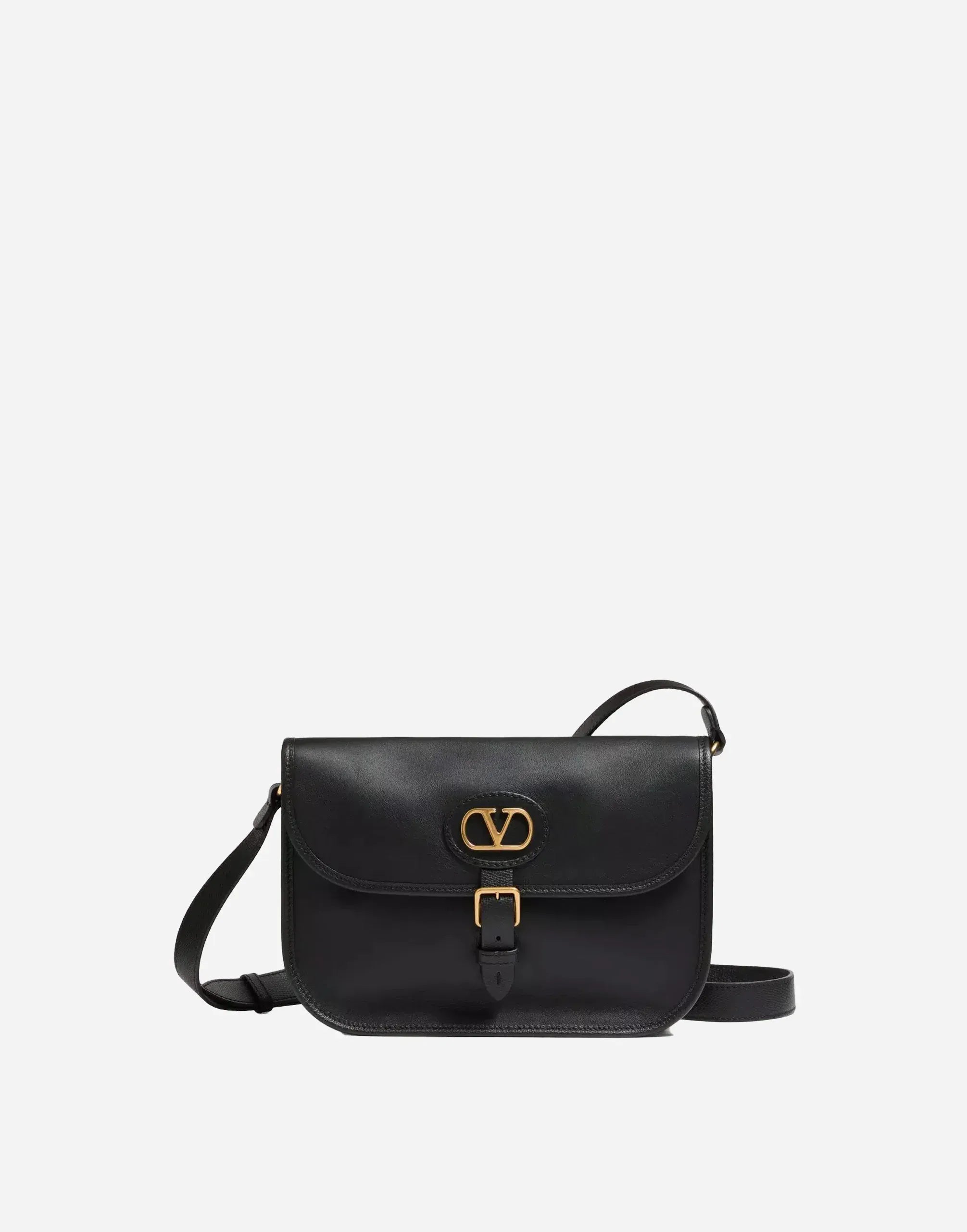 Valentino Garavani Antibes VLogo Leather Shoulder Bag