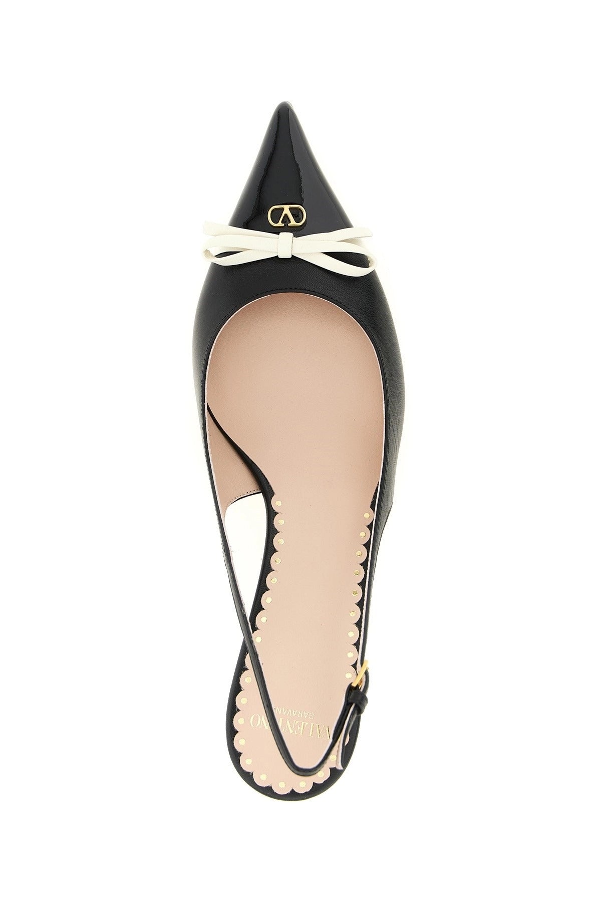 Valentino Garavani Bepointly Patent Leather Slingback