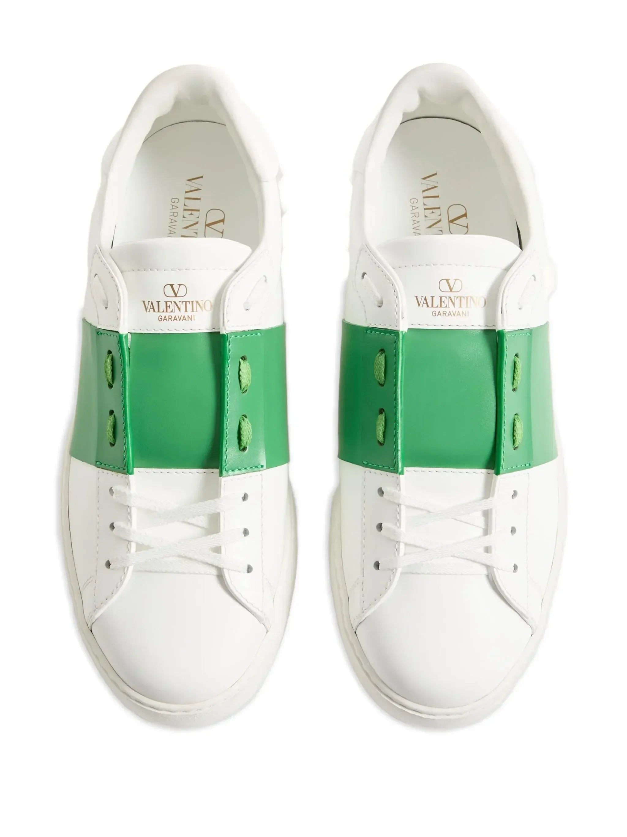 Valentino Garavani Baskets Band-Open en cuir de veau