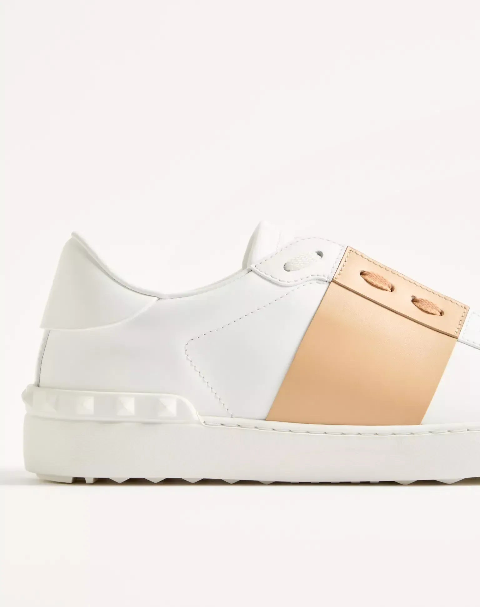 Valentino Garavani Calfskin Open Low Top Sneakers