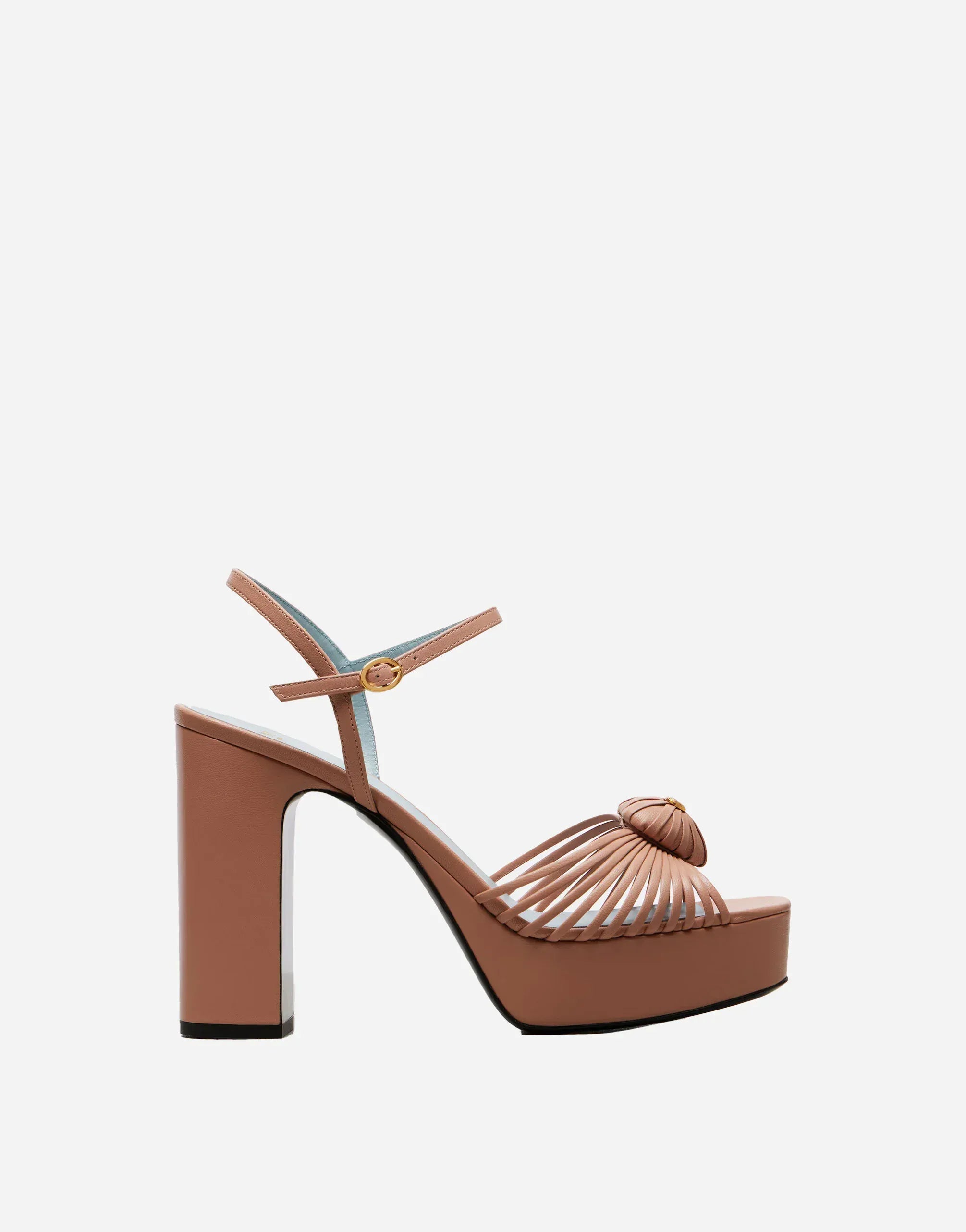Valentino Garavani Cœur Royal 115 Leather Platform Sandals