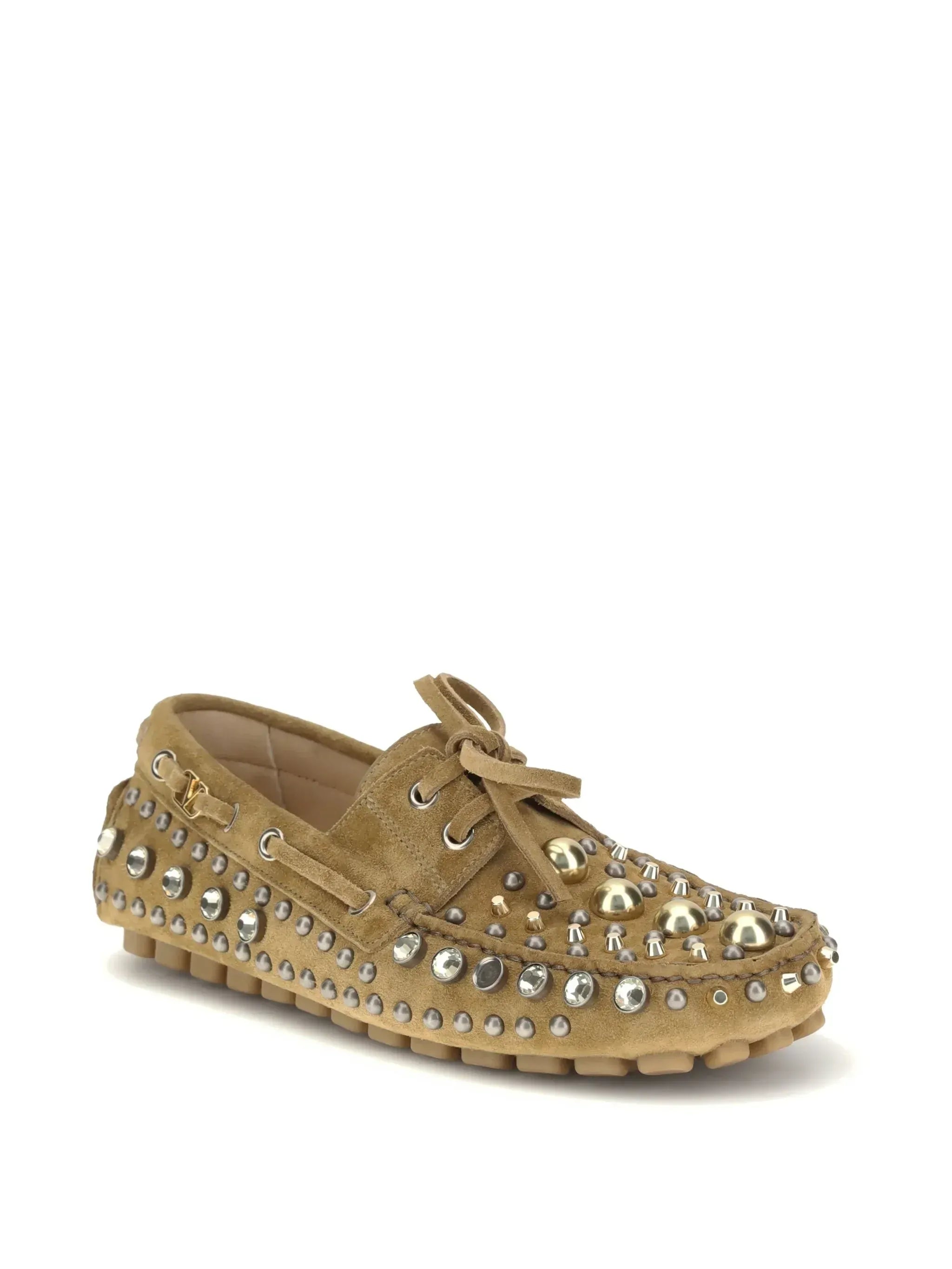 Valentino Garavani Crystal-Embellished Loafers