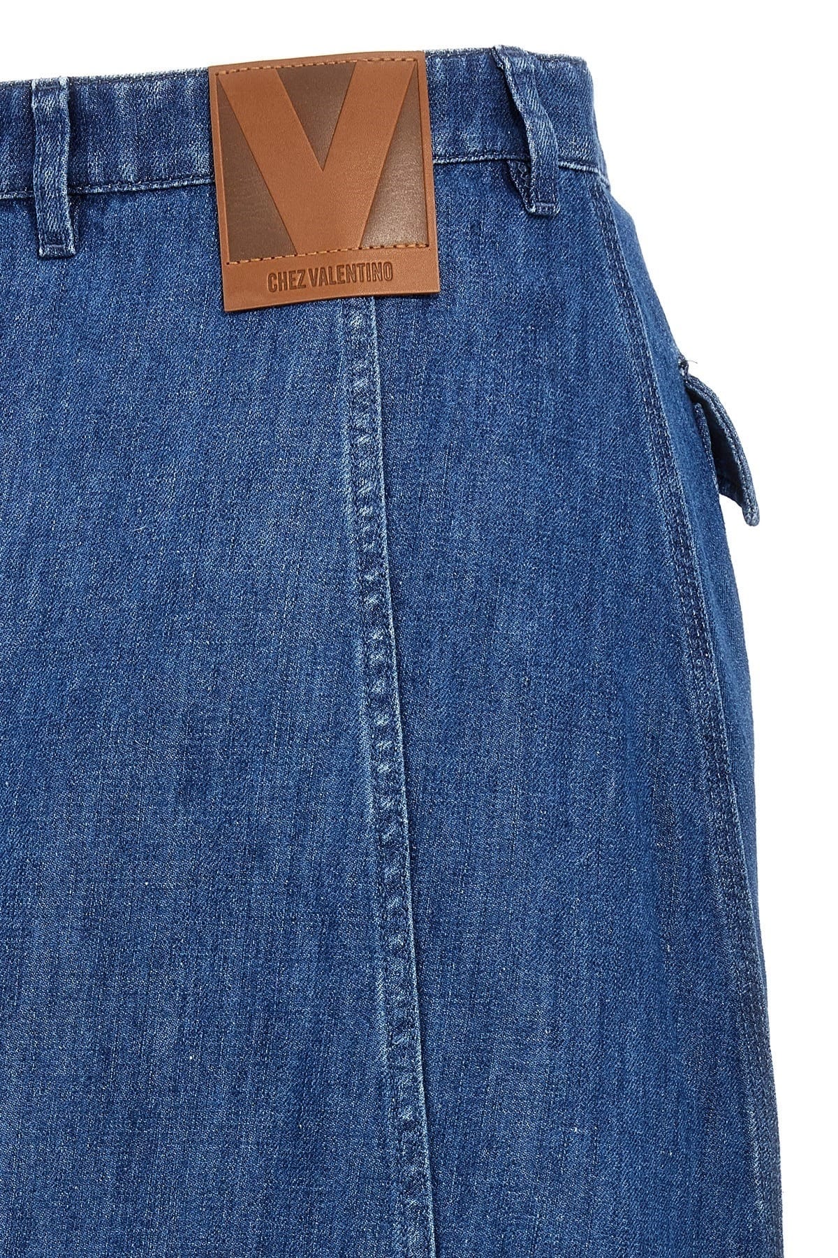 Valentino Garavani Valentino Garavani Denim Skirt