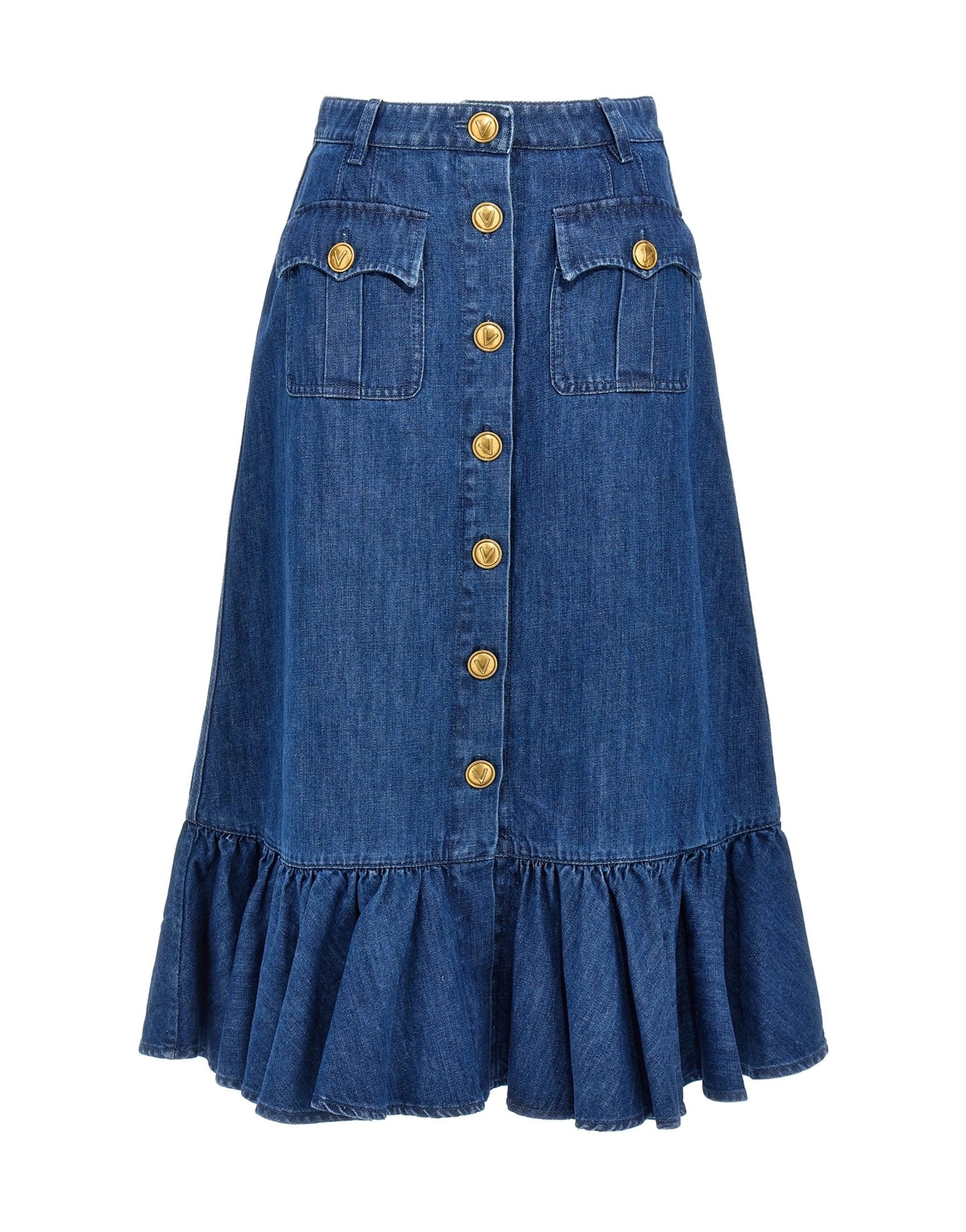 Valentino Garavani Valentino Garavani Denim Skirt