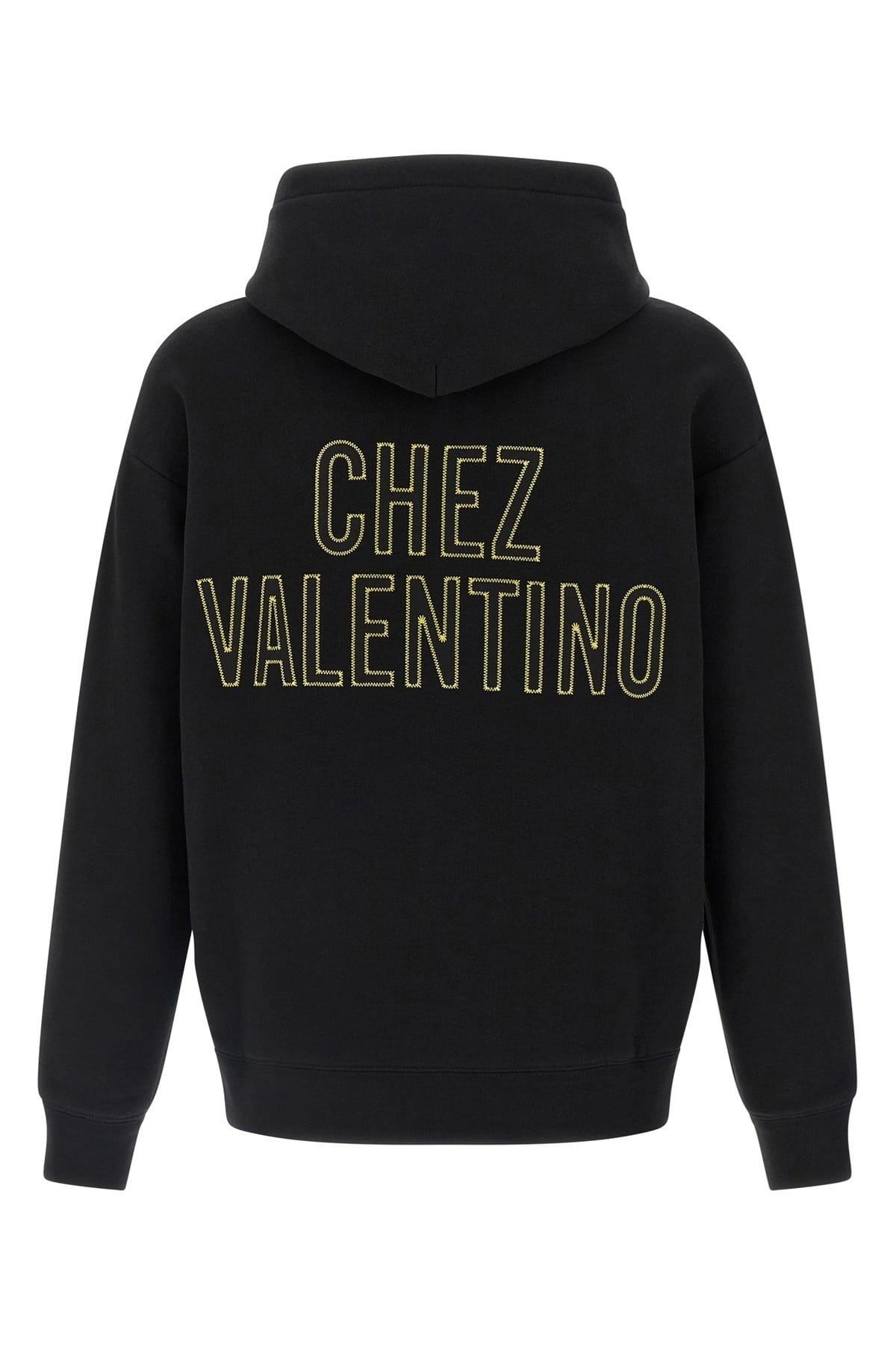 Valentino Garavani Hoodie en coton brossé brodé - alternate view