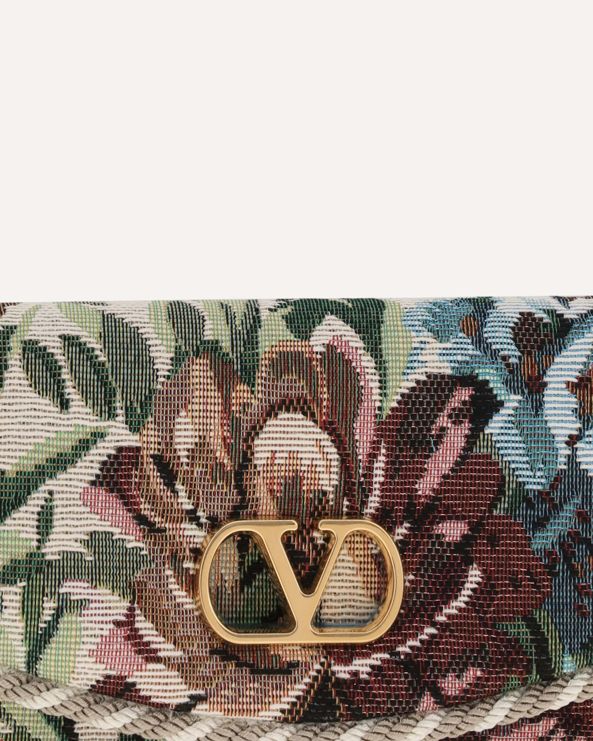 Valentino Garavani Valentino Garavani Embroidered Devain Shoulder Bag