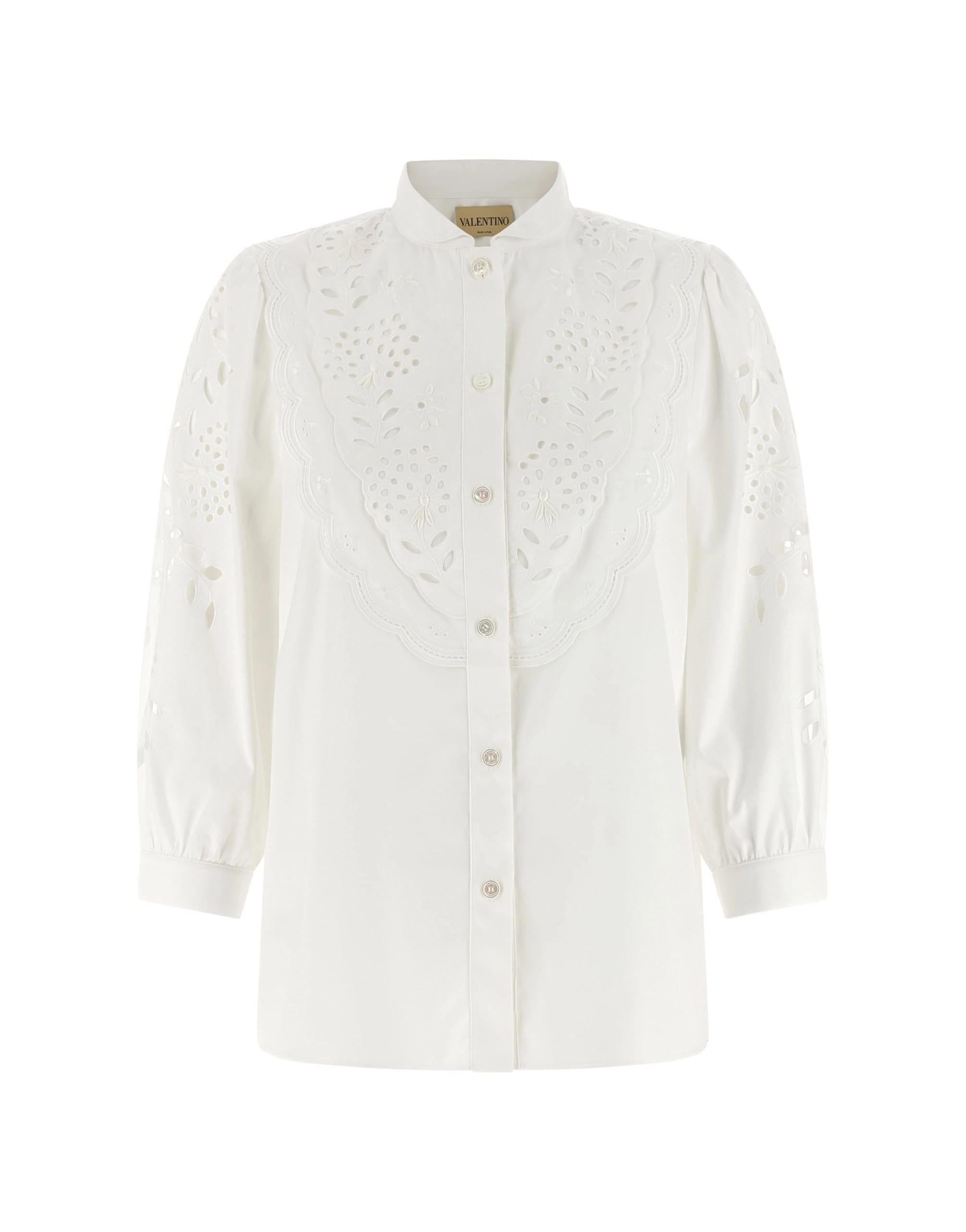 Valentino Garavani Valentino Garavani Embroidered Sangallo Shirt
