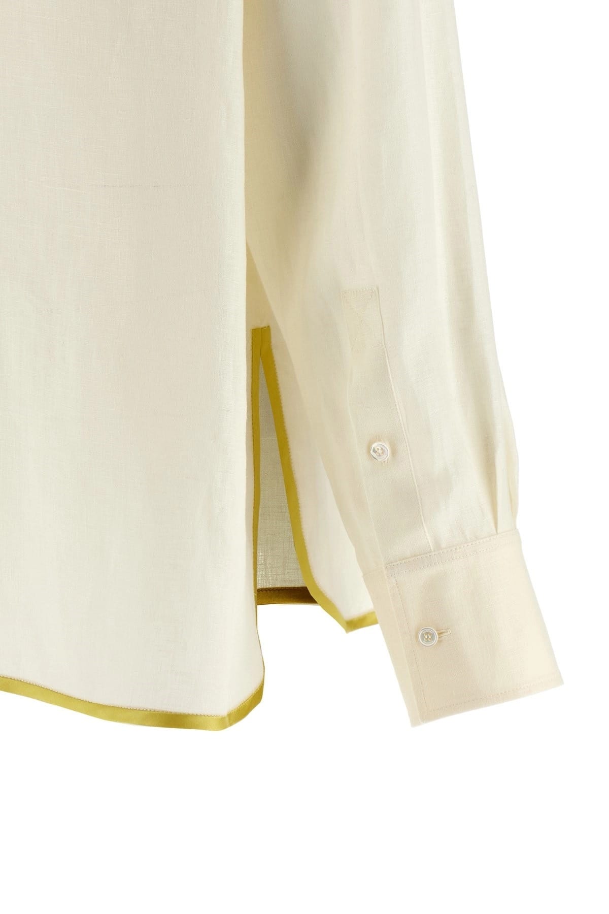 Valentino Garavani Valentino Garavani Floral Embroidery Linen Shirt