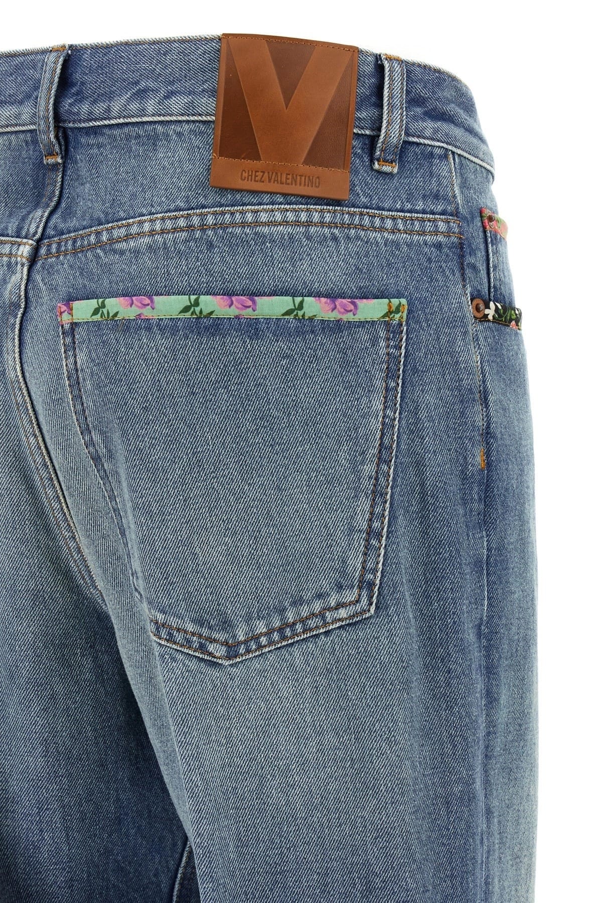 Valentino Garavani Valentino Garavani Floral Print Jeans