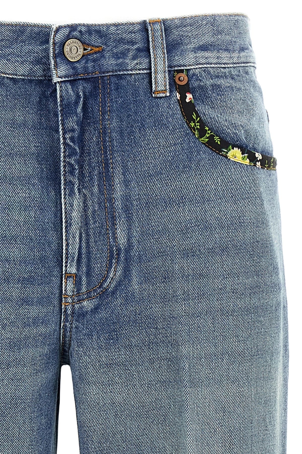 Valentino Garavani Valentino Garavani Floral Print Jeans