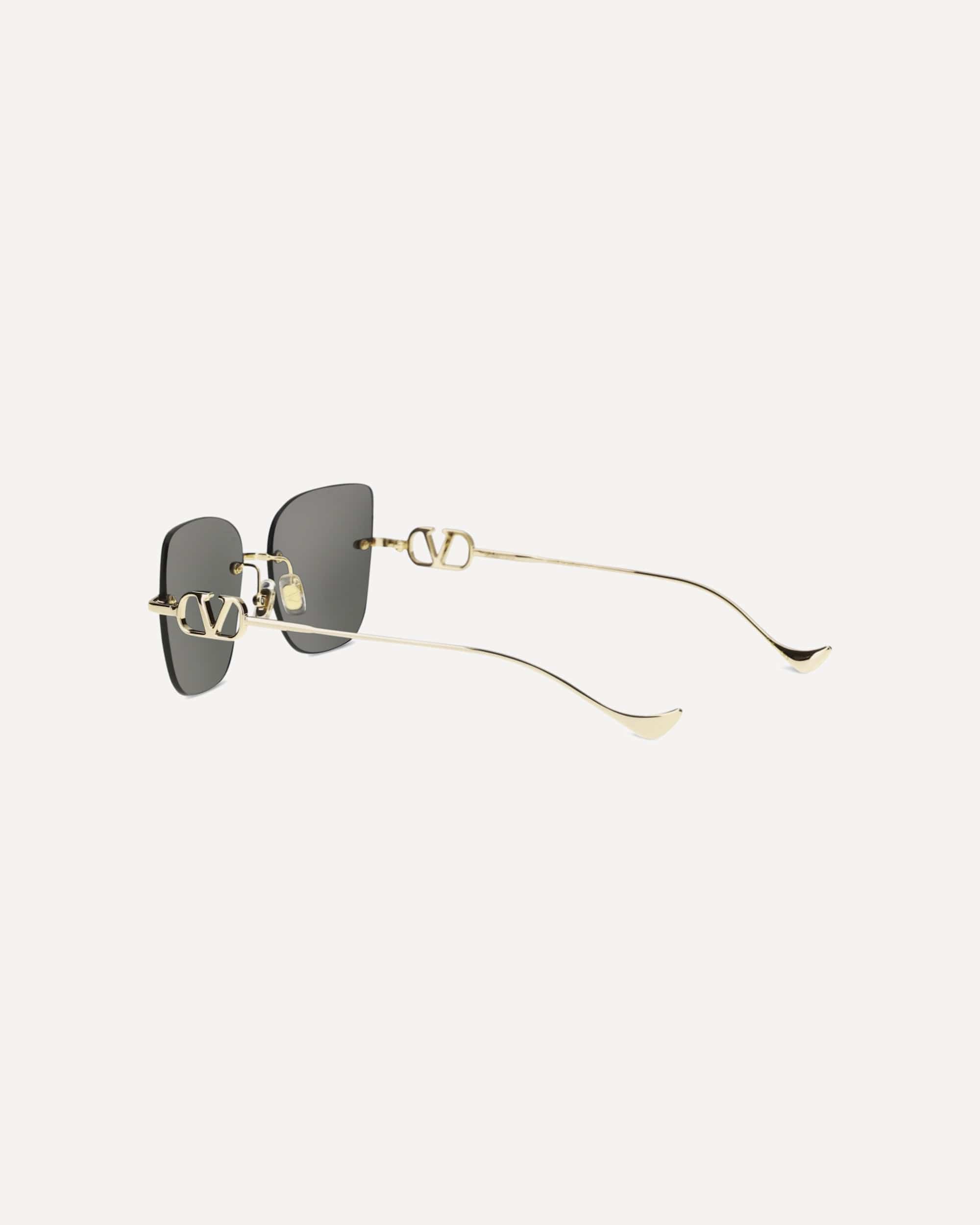 Valentino Garavani Geometric Metal Sunglasses