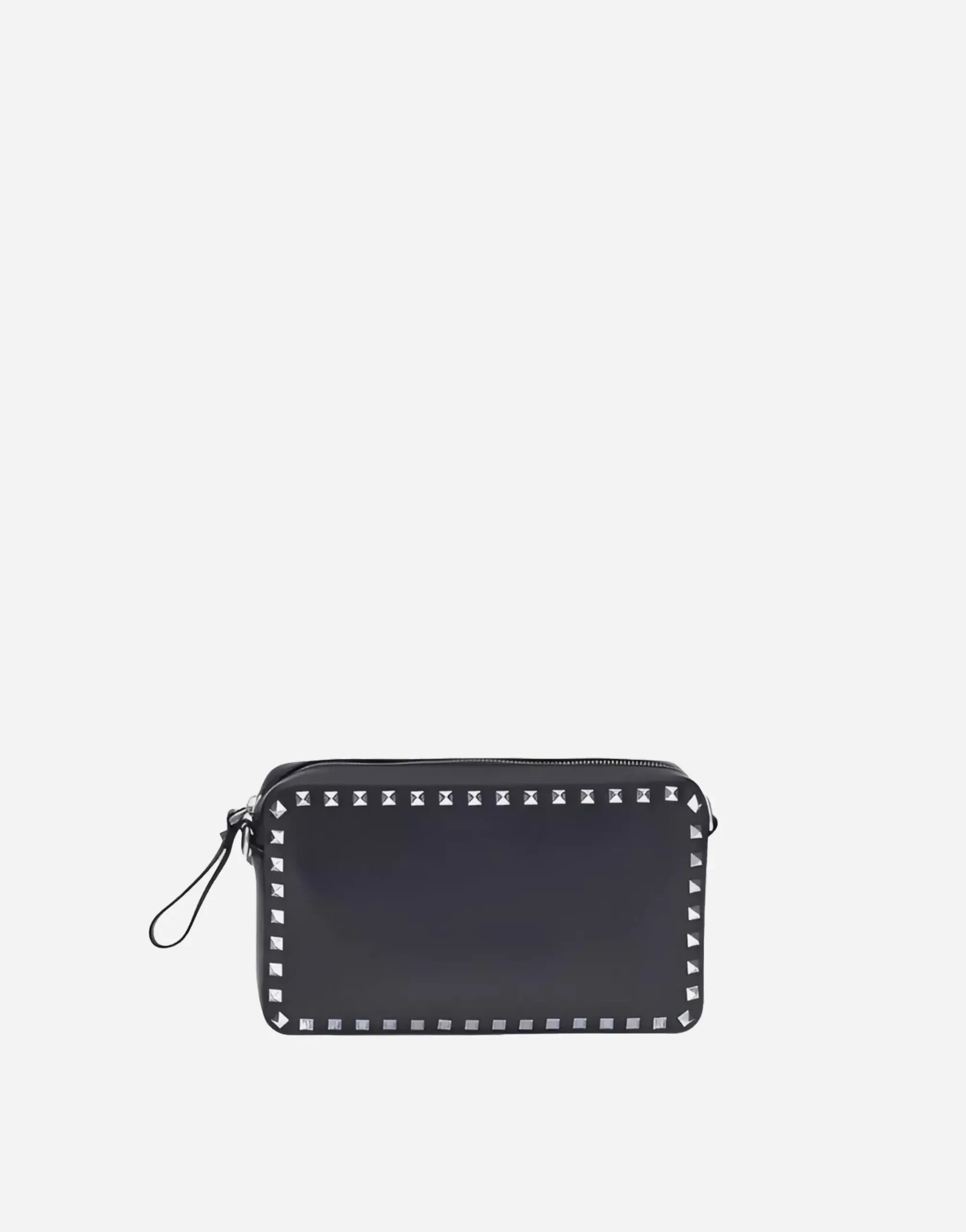 Valentino Garavani Grained Rockstud Shoulder Bag