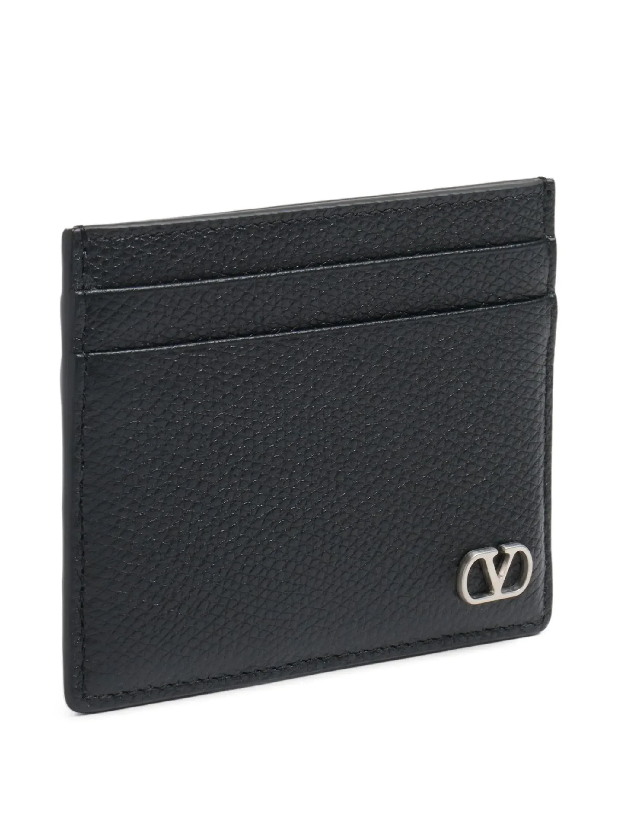 Valentino Garavani Grainy VLogo Signature Cardholder - alternate view