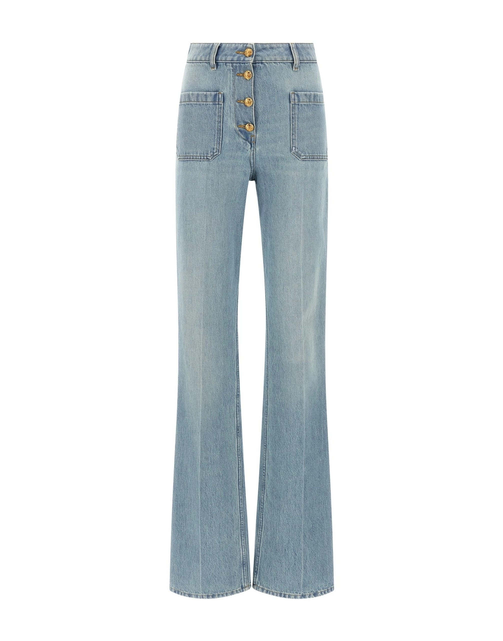 Valentino Garavani Valentino Garavani High Waist Straight Leg Jeans